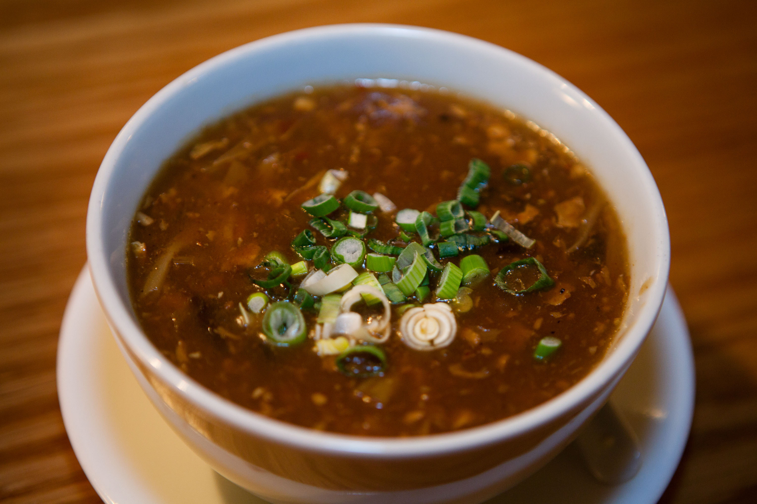 Hot and sour soup.