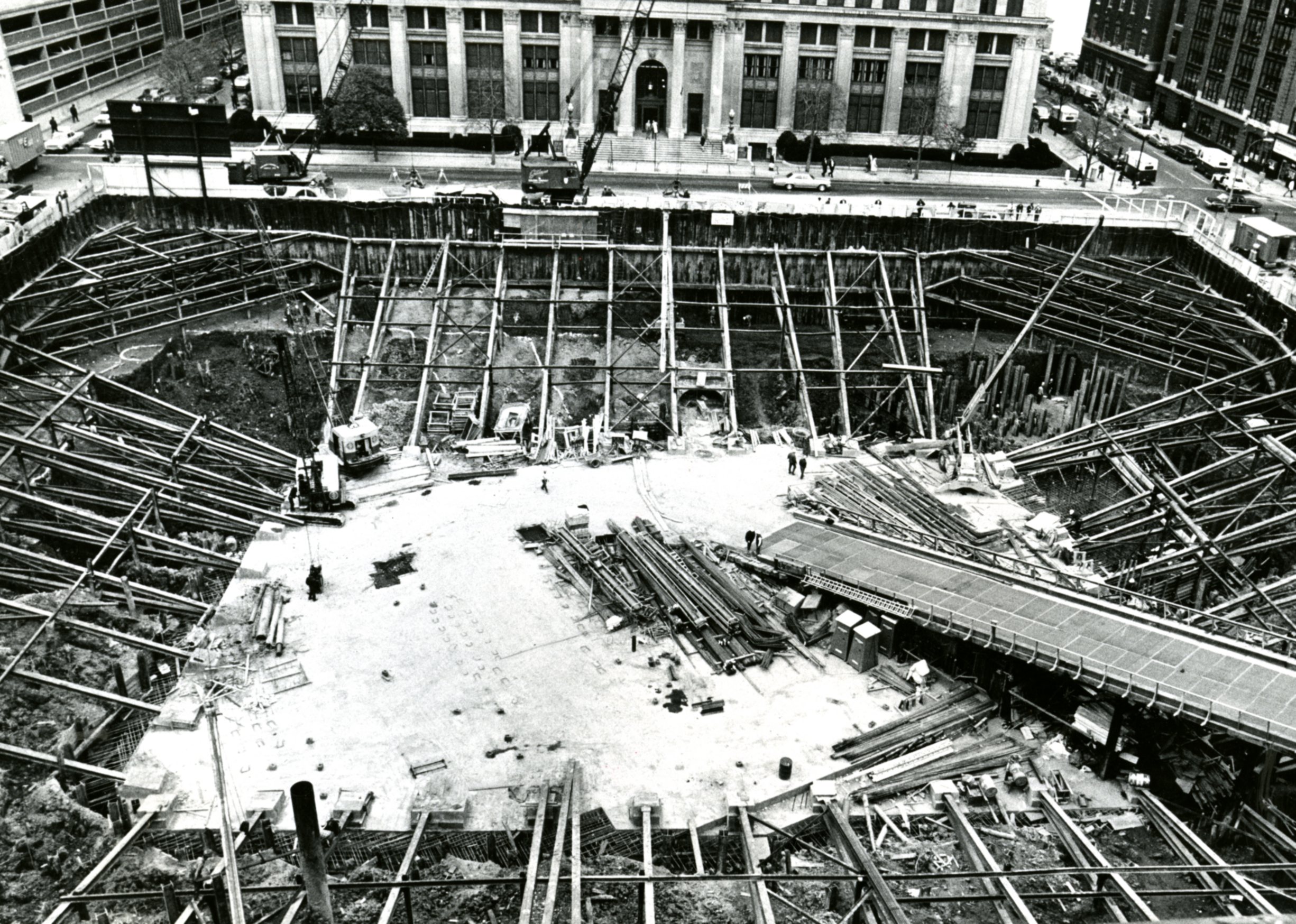 Oct. 25, 1969: The Hub’s biggest hole in the ground in 1969 was the Hancock foundation in Copley Square.