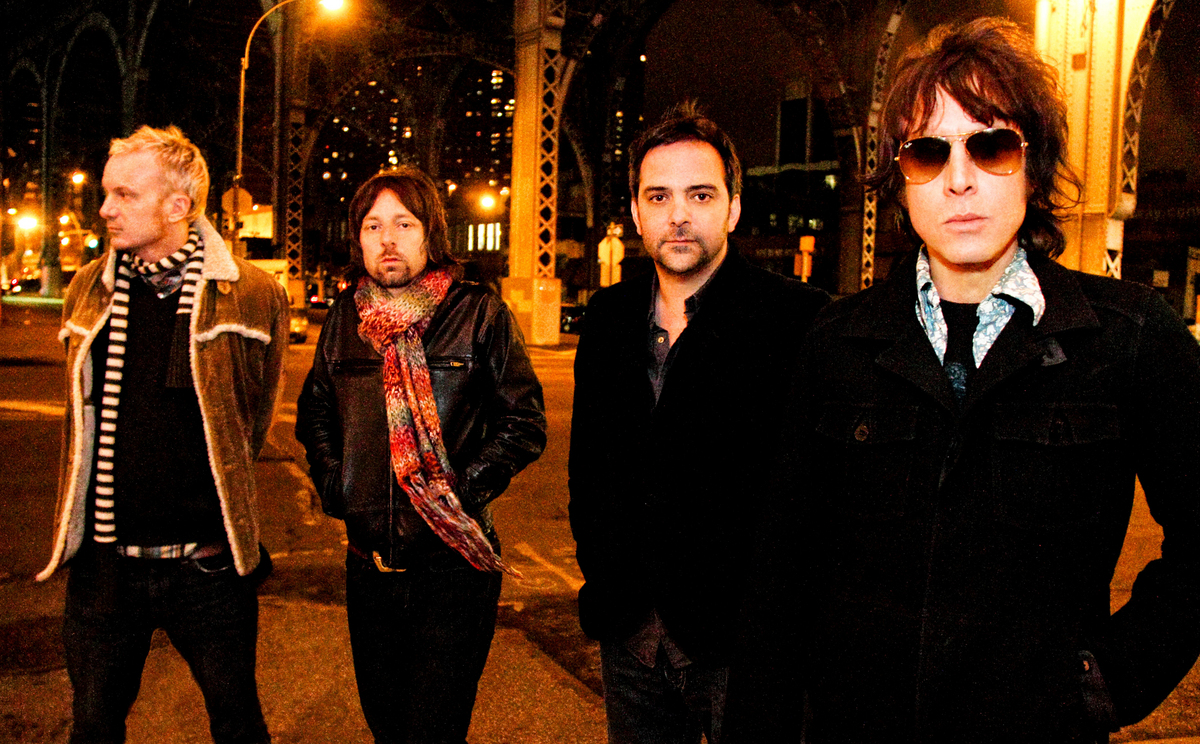 The band Fountains of Wayne. (From left) Chris Collingwood, Brian Young, Adam Schlesinger, Jody Porter.