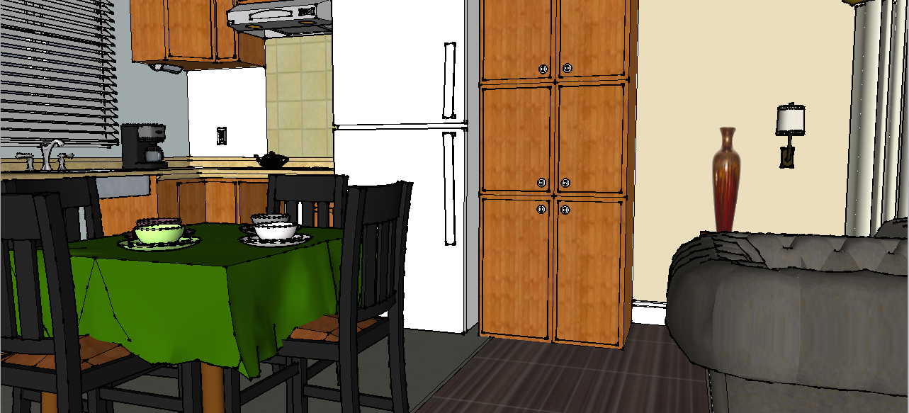 To prevent residents with violent tendencies from hurting themselves, selected cabinets will be outfitted with locks for the storage of sharp objects or other items that could injure.