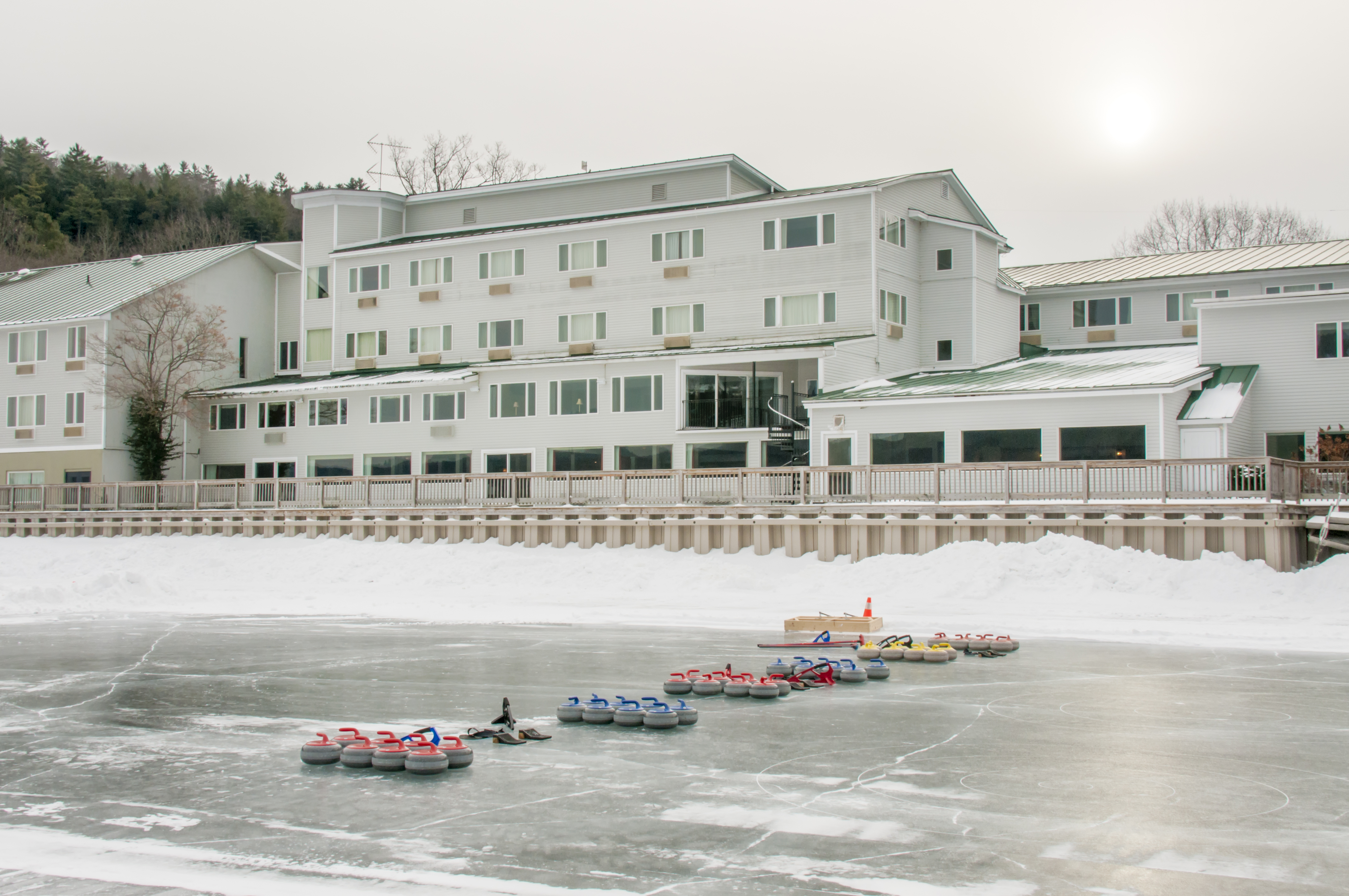 It's summer camp in any season at Lake Morey Resort - The Boston Globe