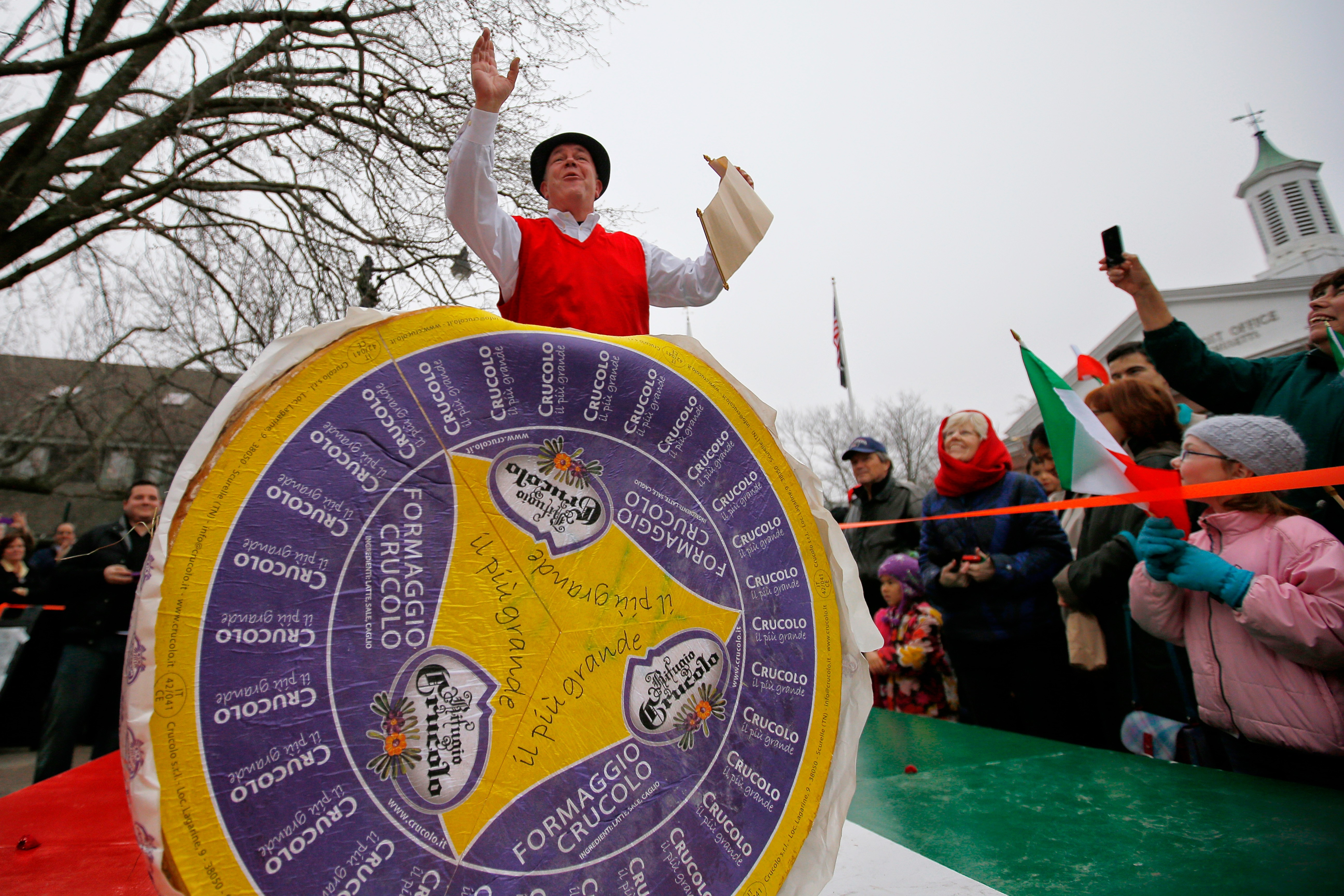Lovis during the 2013 cheese parade.