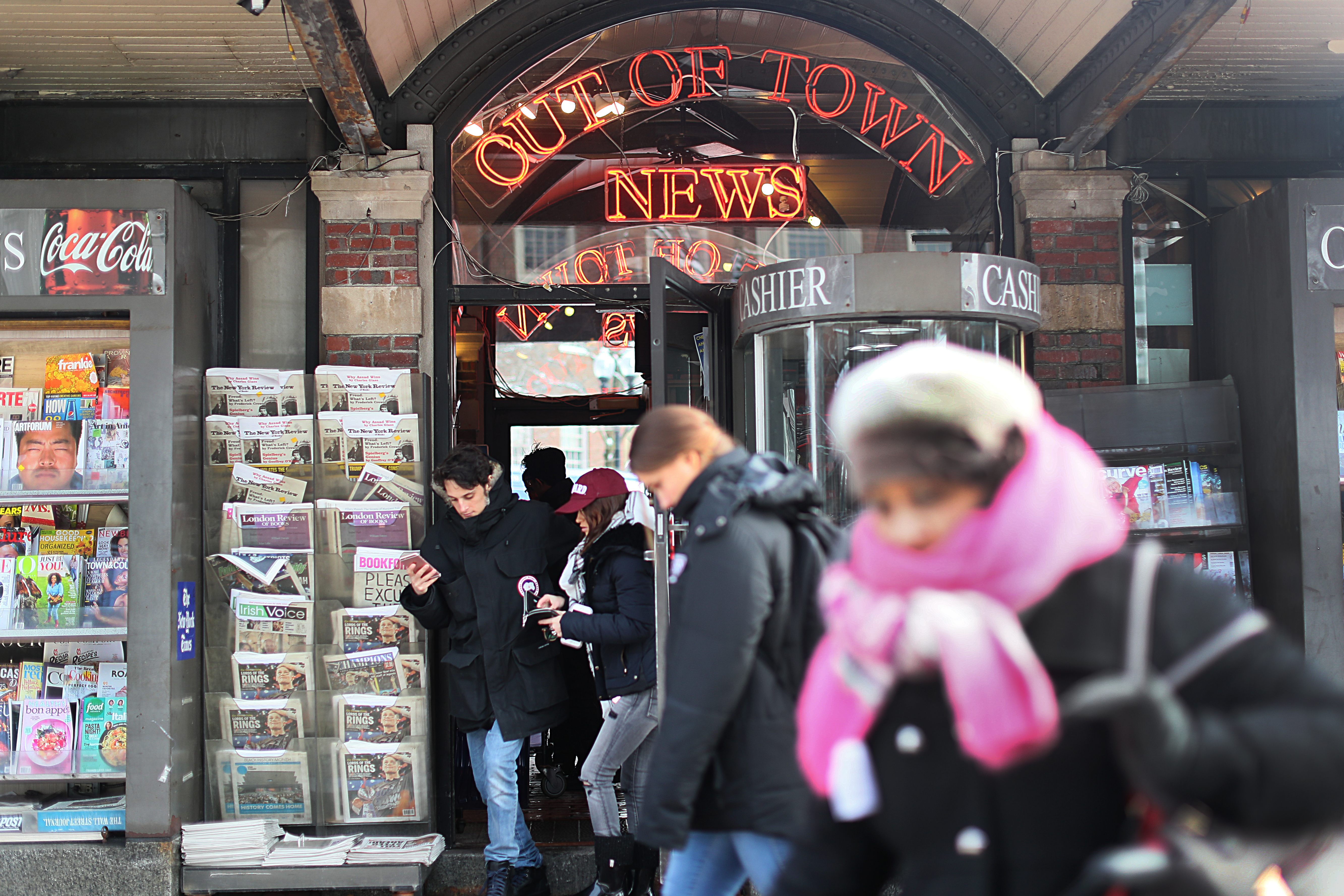 Out of Town News, across the street from Crimson Corner, could also soon lose its spot in the heart of Harvard Square.