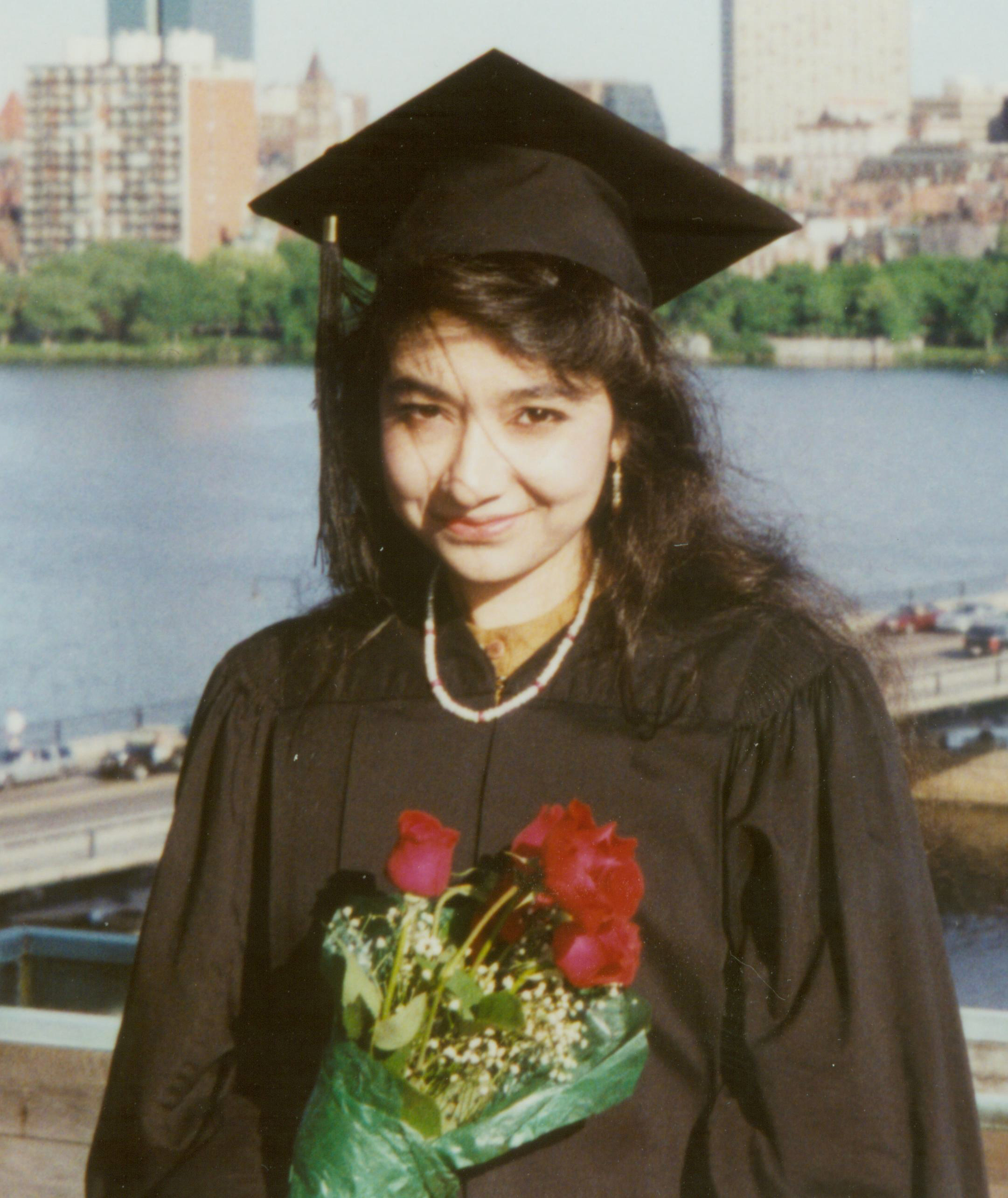 Aafia Siddiqui after her graduation from MIT.