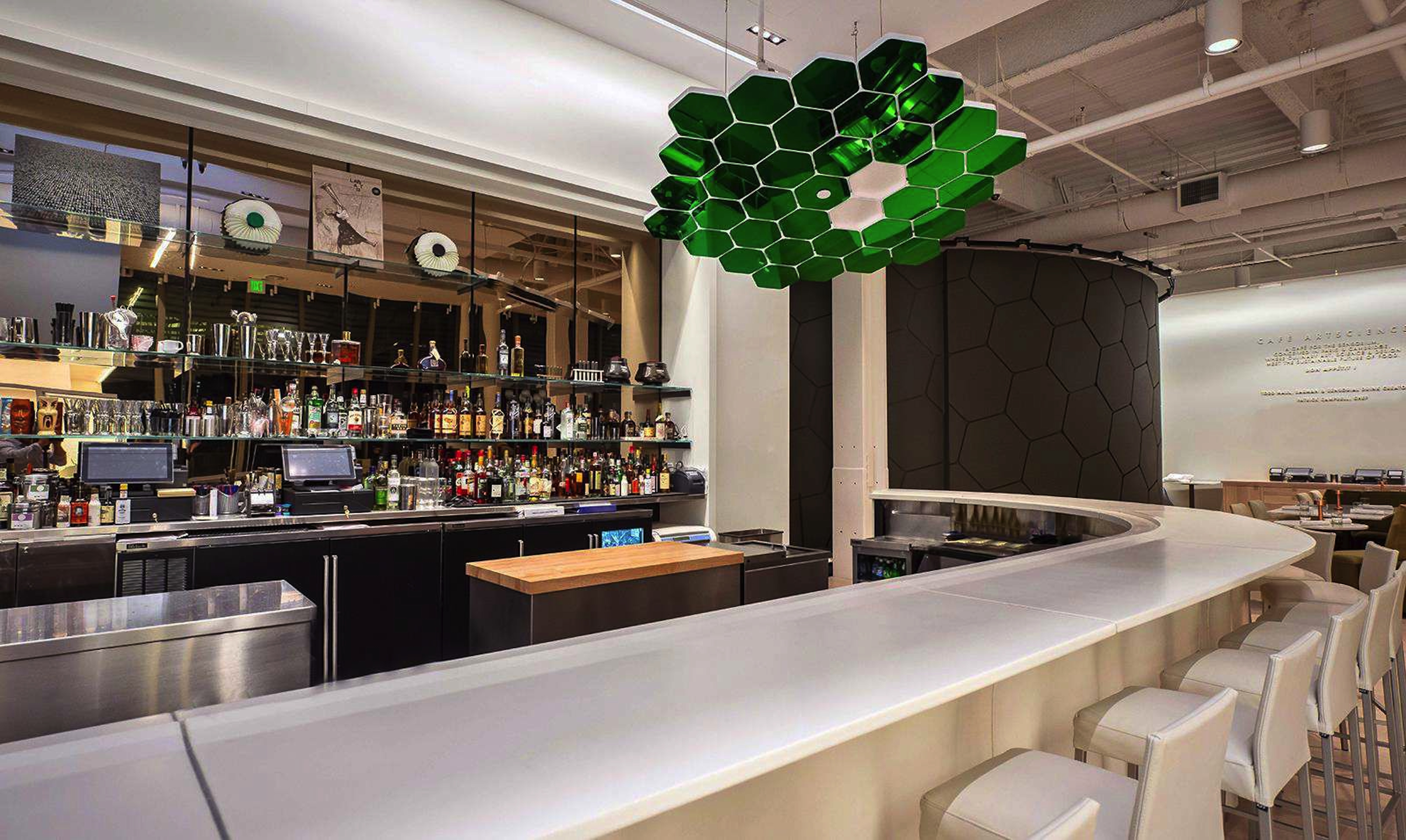 At Cafe ArtScience, diners can partake in drinks mixed in a centrifuge.