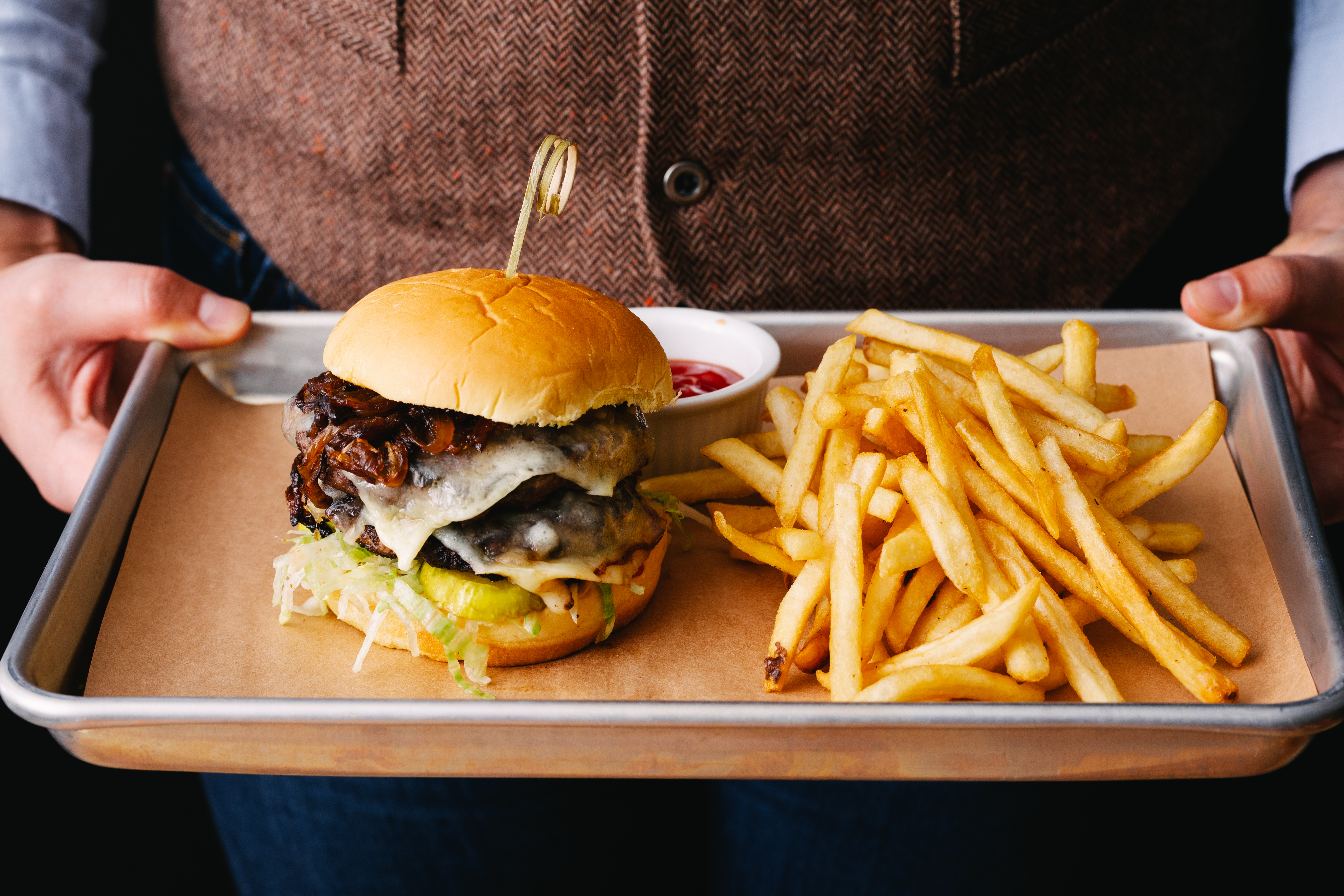 A Banners hamburger.