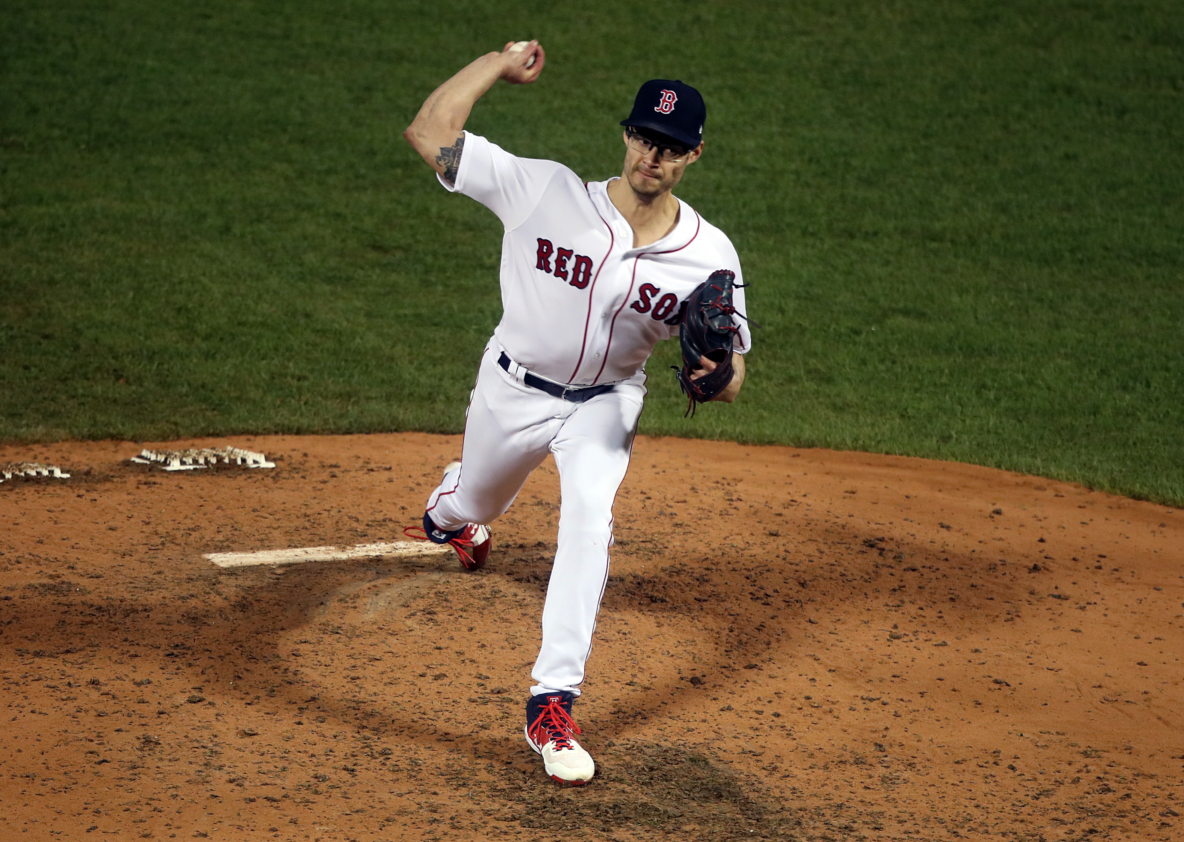 Joe Kelly threw 14 pitches in the sixth, 11 for strikes.