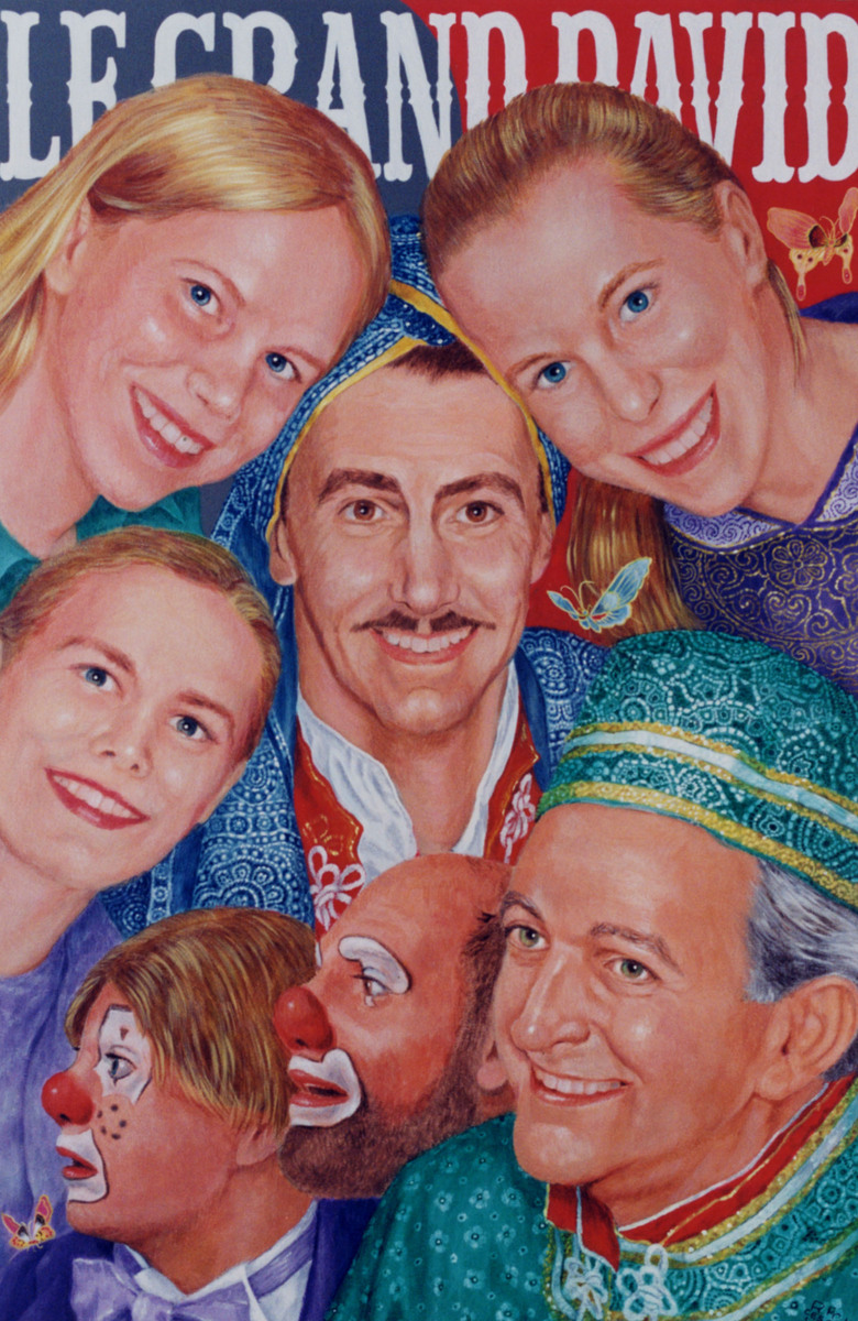 A poster from ‘‘Le Grand David’’ show.