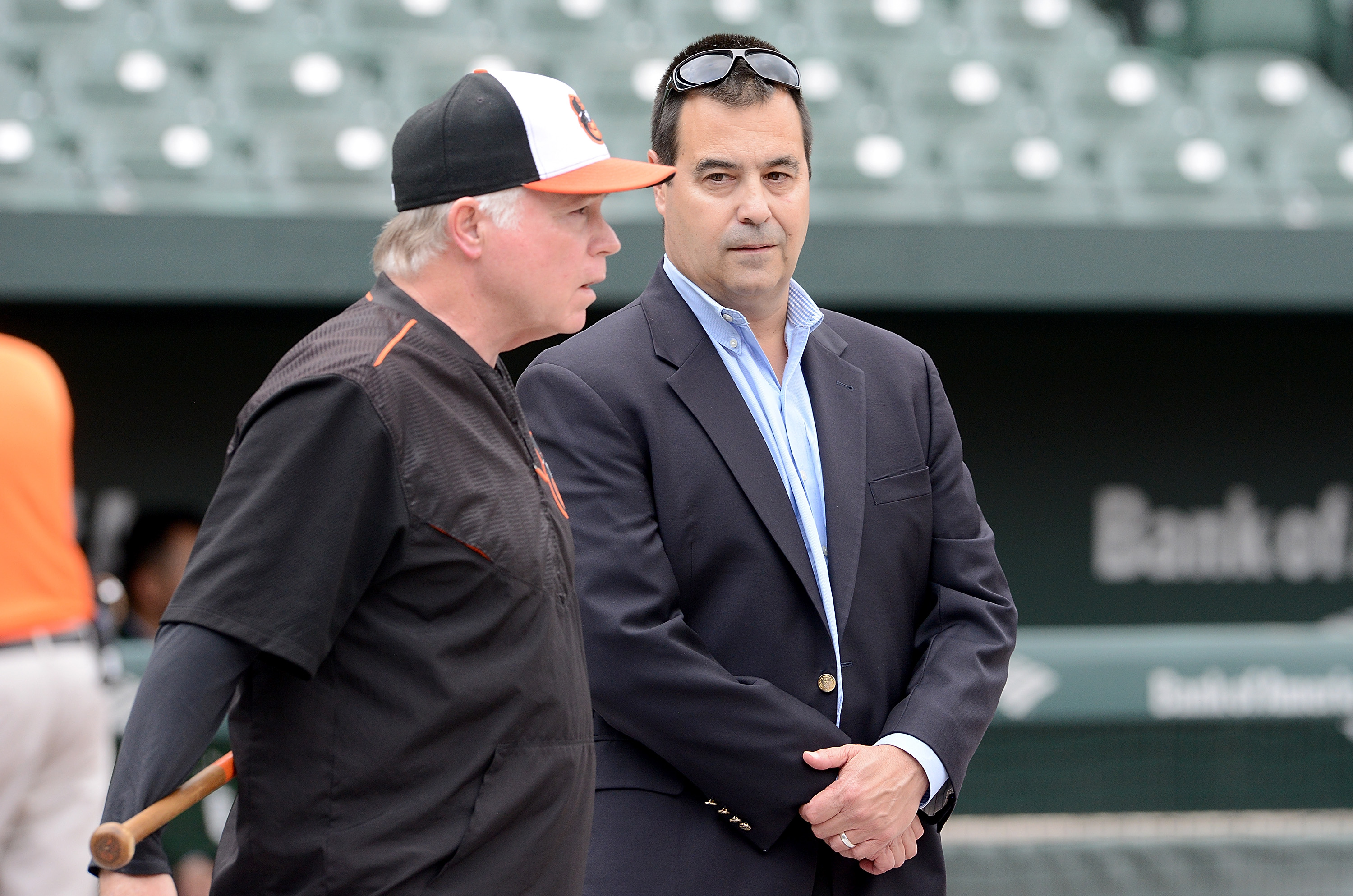 The Orioles announced Wednesday that manager Buck Showalter (left) and general manager Dan Duquette will not return next season after a franchise-record 115 losses in 2018.