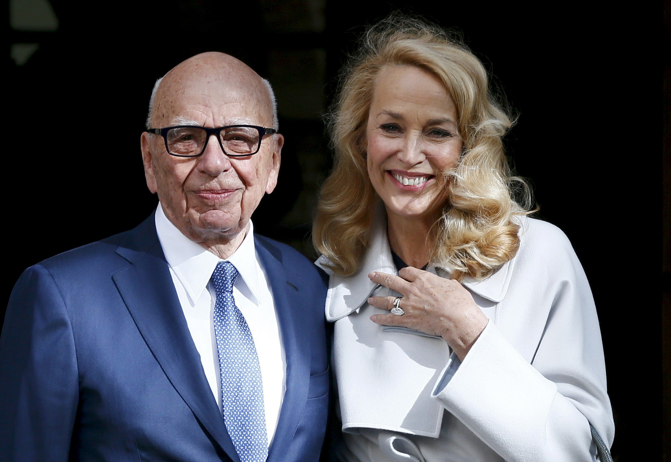 Rupert Murdoch Weds Model Actress Jerry Hall In London The Boston Globe