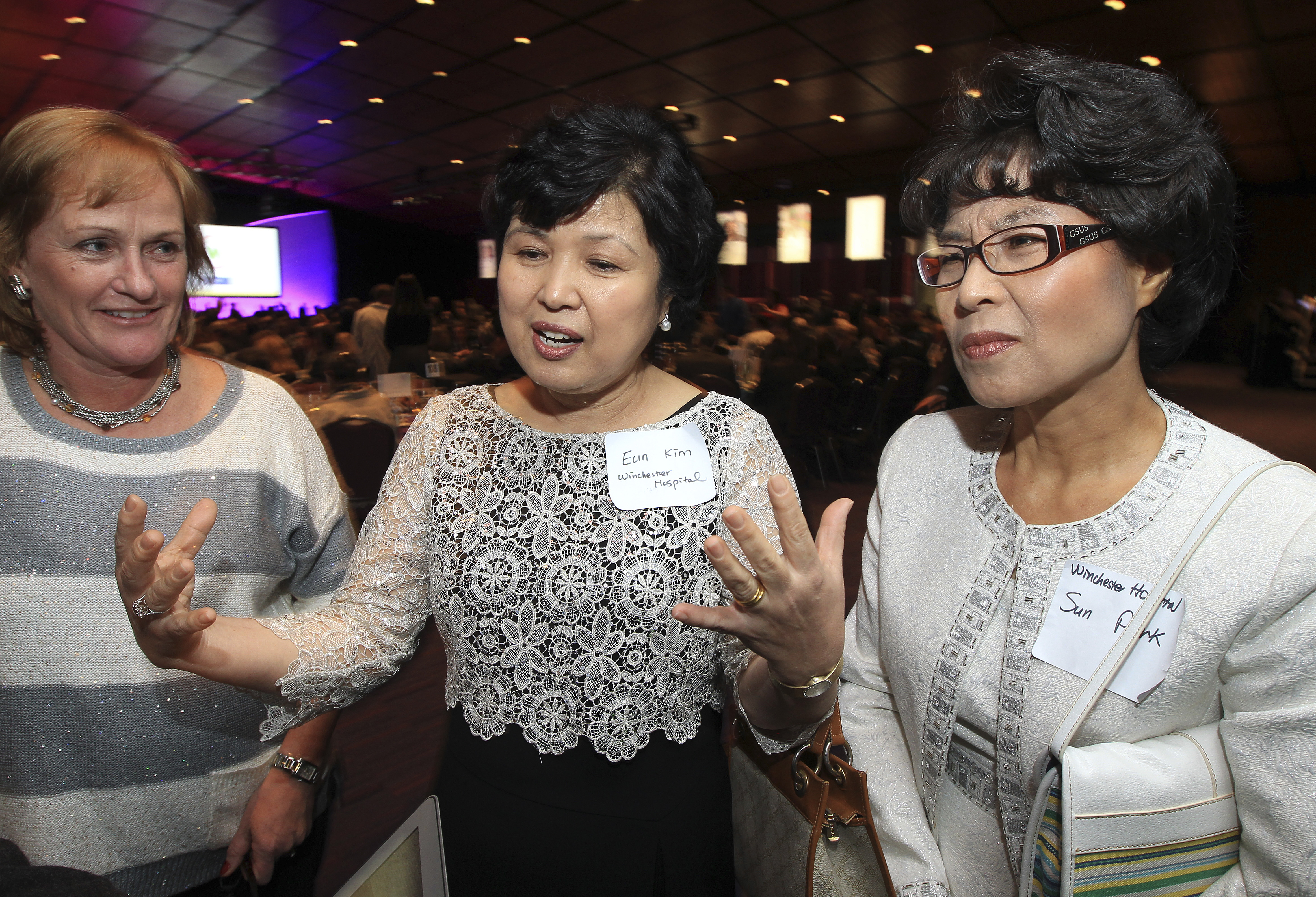 Julie Christopher, Eun Kim, and Sun Park were among those honored at the event.