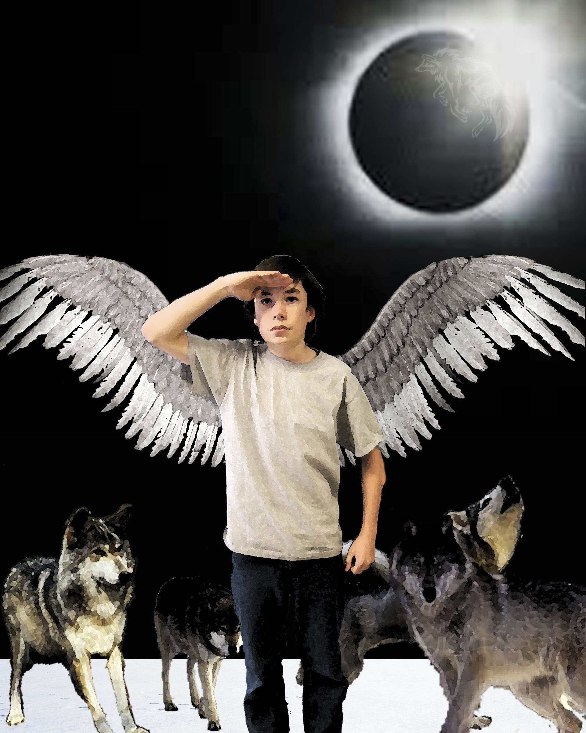 Detail from “Wings,’’ a digital media work by Matthew Preston that earned the Wellesley 14-year-old a national award in the Scholastic Art & Writing competition.