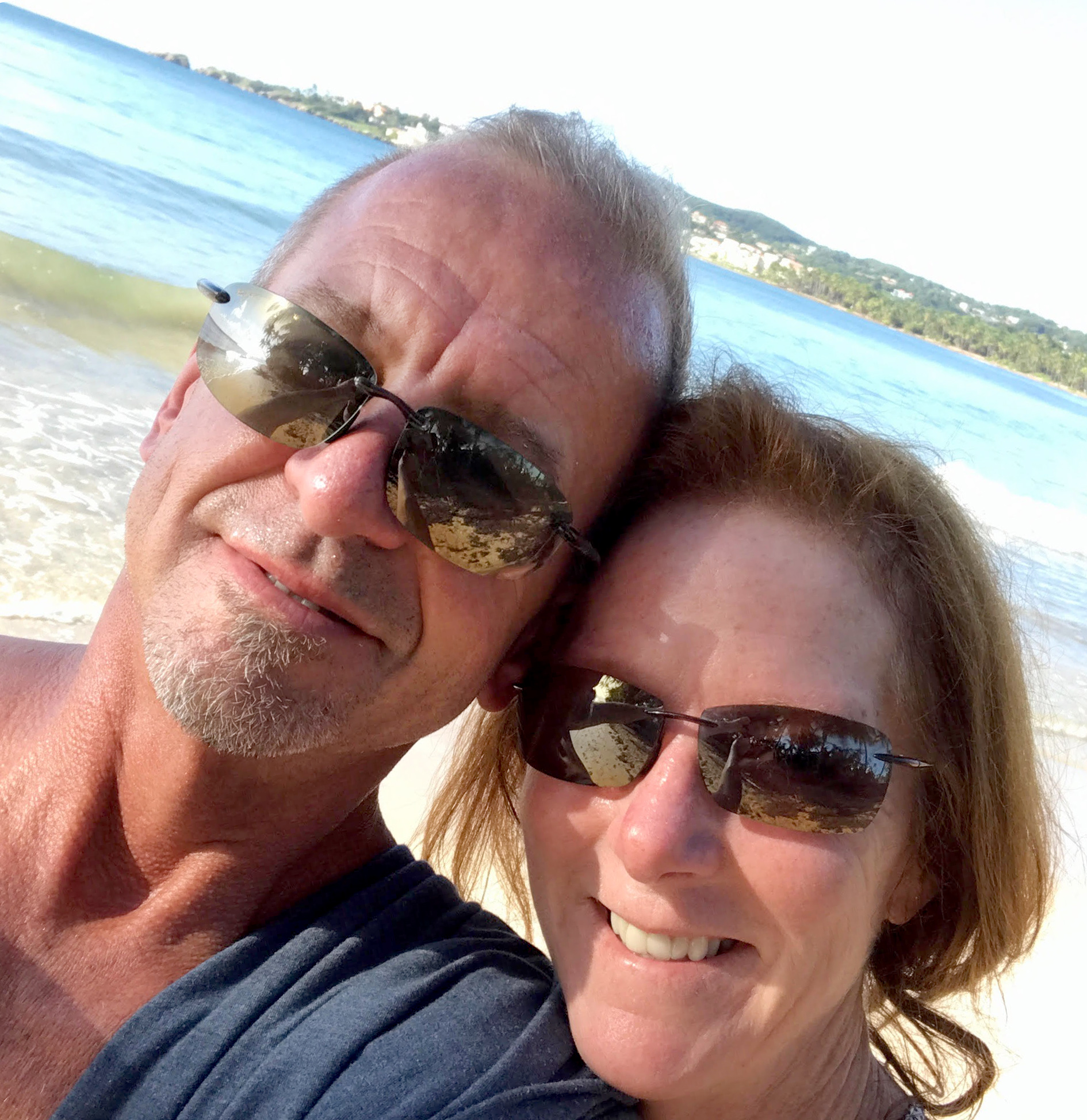 Chris Clark and Lisa Alviti are hoping to get back to Danvers this weekend.