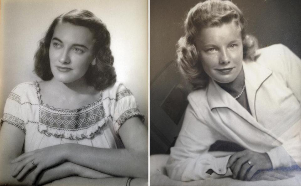 Jean Haley and Martha Williams when they were about 25 years old