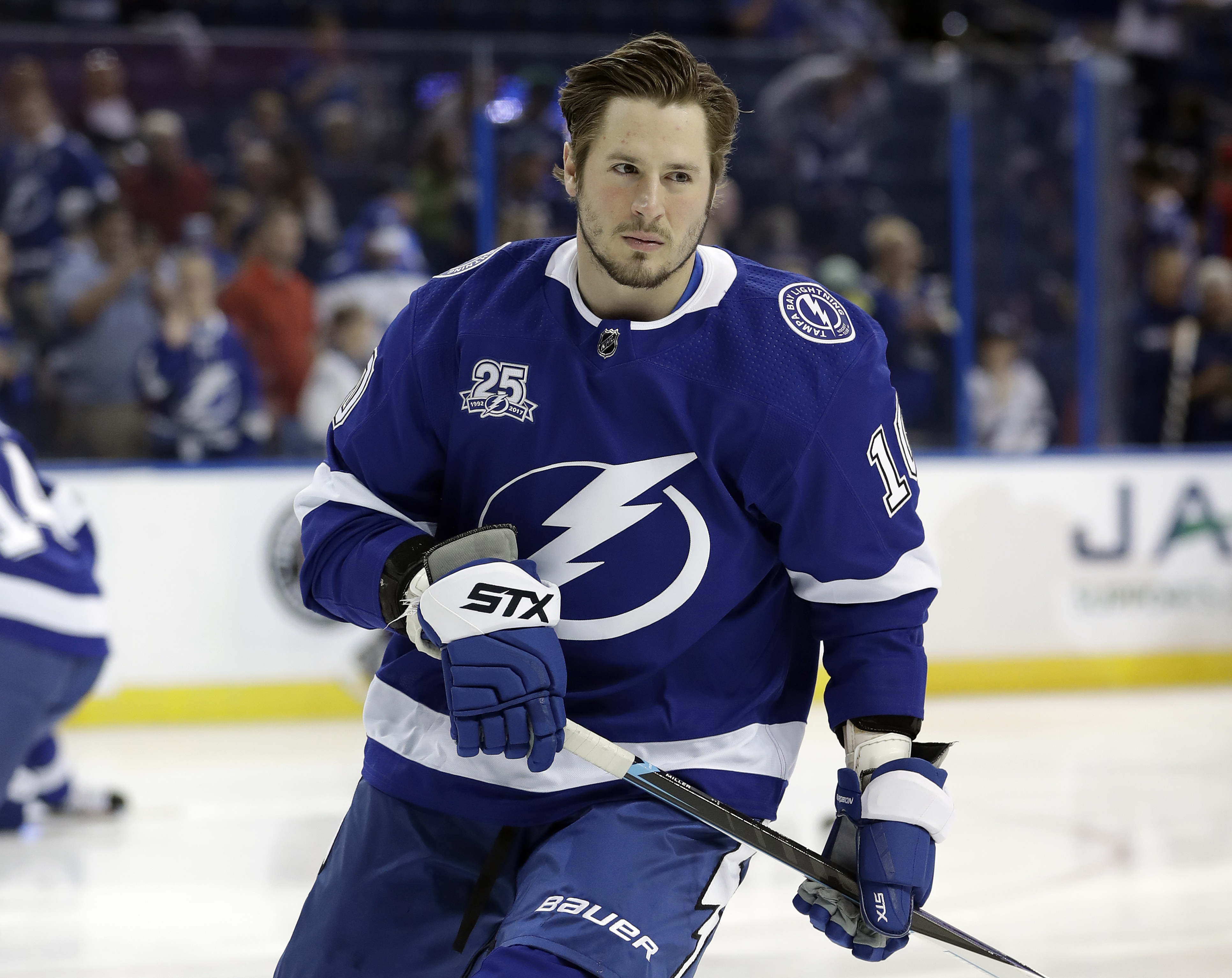 J.T. Miller had a pair of assists in his first two games with the Lightning after being picked up from the Rangers in a blockbuster deal that also sent Ryan McDonagh to Tampa.