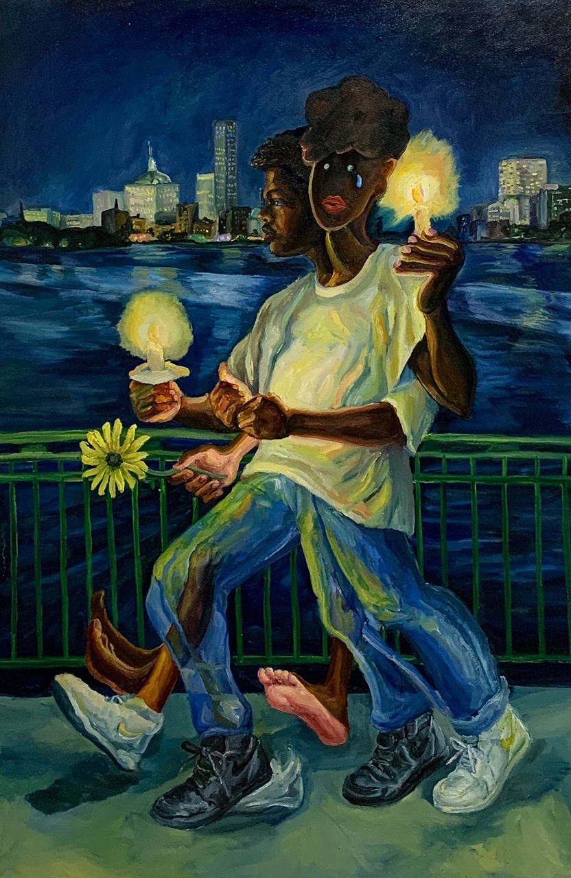 Anthony Young's "Candlelight Vigil."