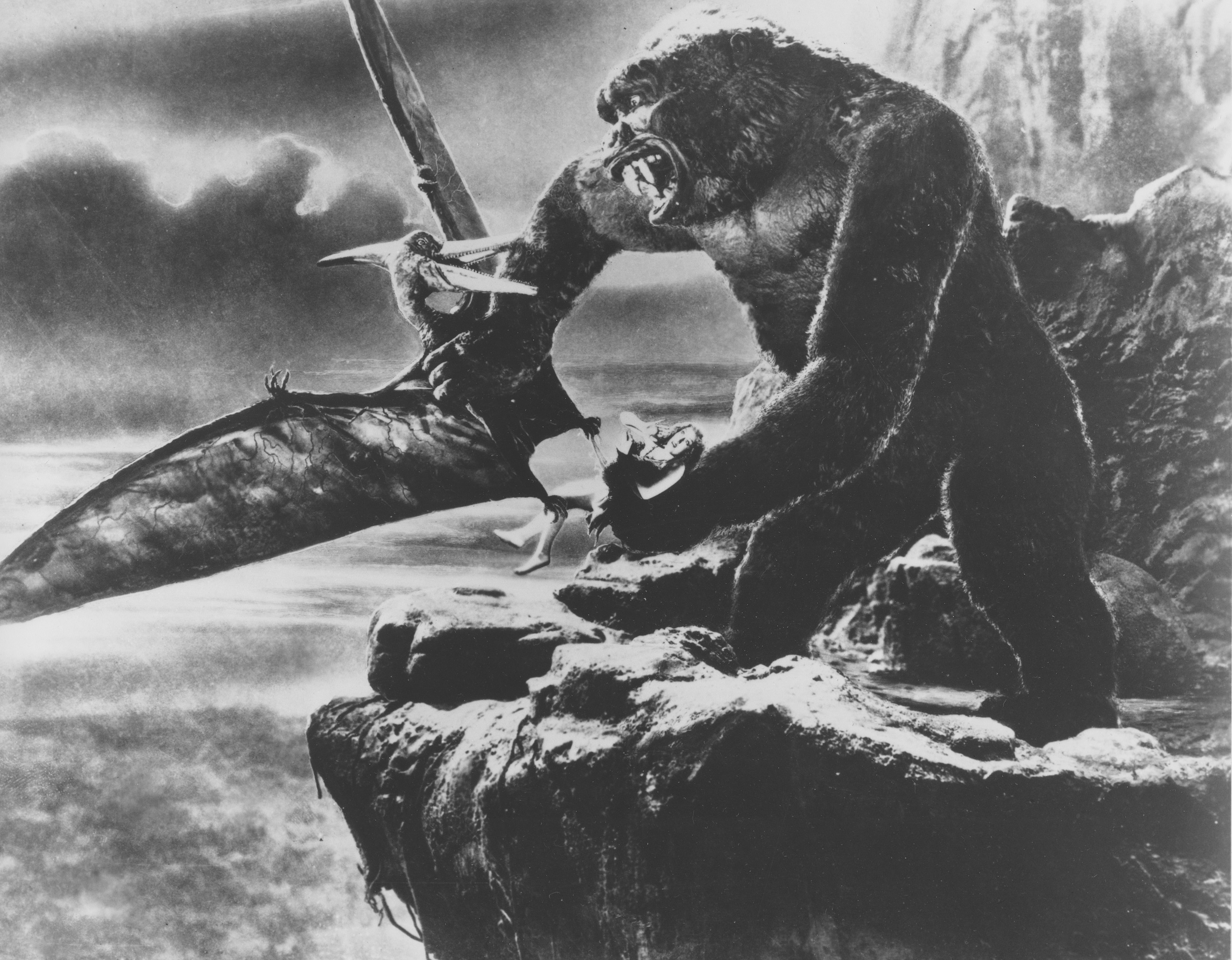 Kong vs. pterodactyl.