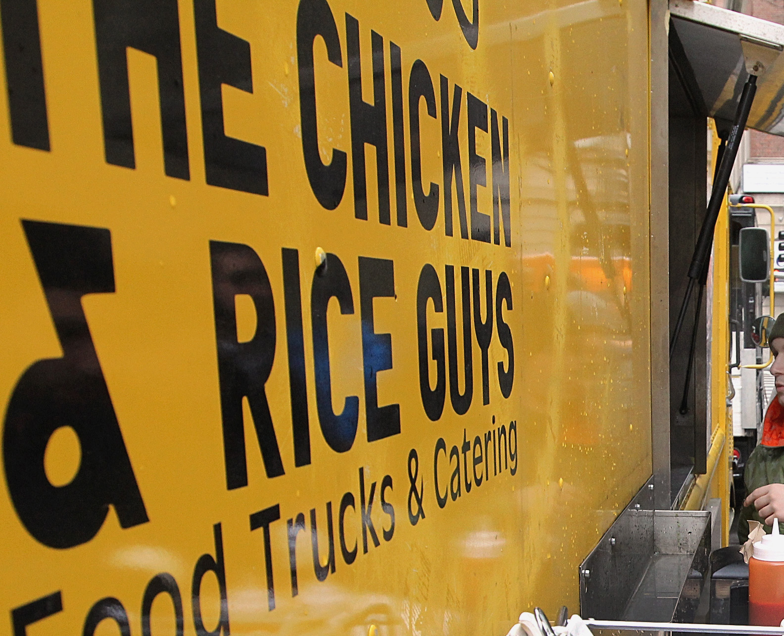 A Chicken and Rice Guys food truck.