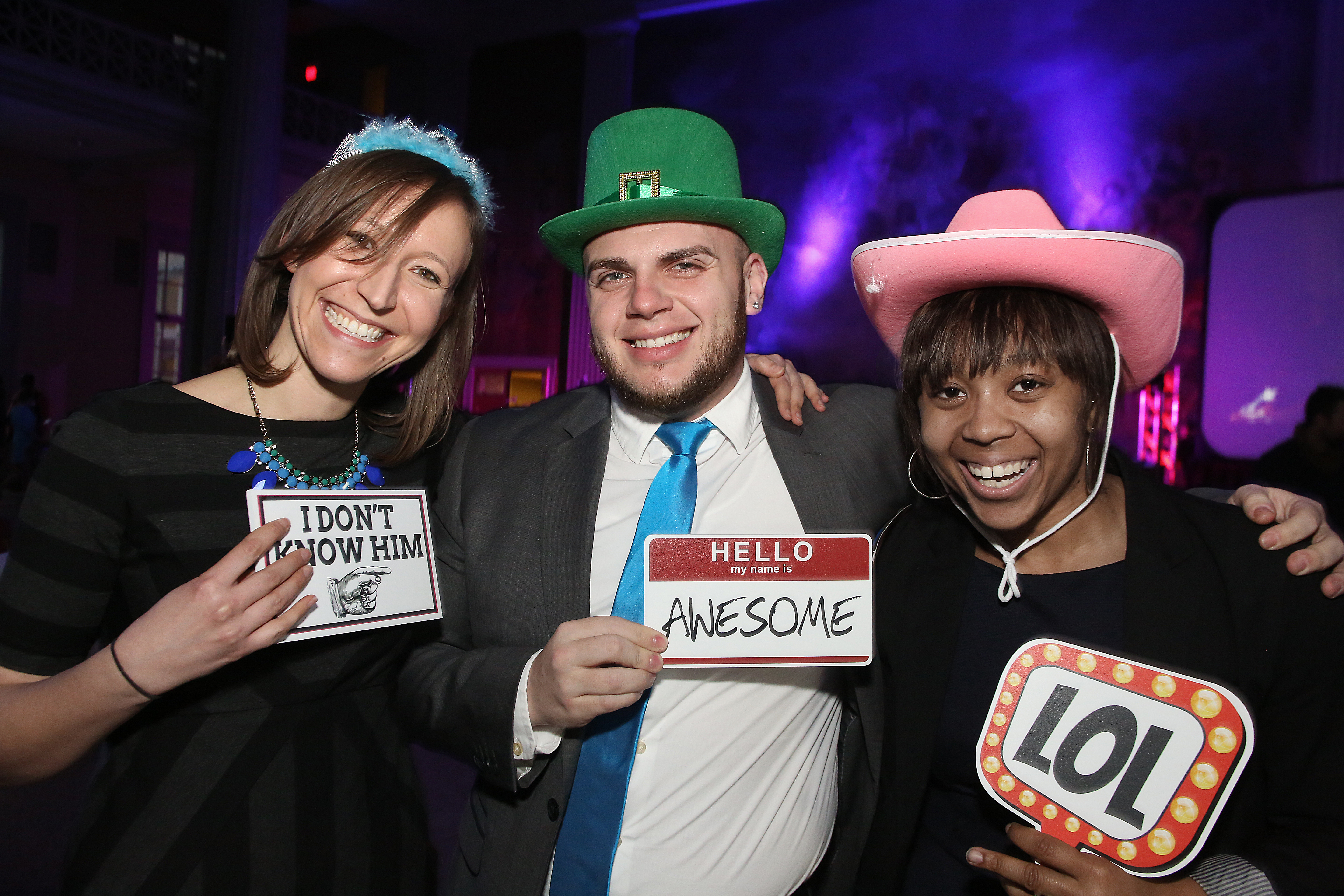 From left: Julie Lunstead of Jamaica Plain, Justin Toro of Bronx, N.Y., and Jennifer Turner of Brookline.