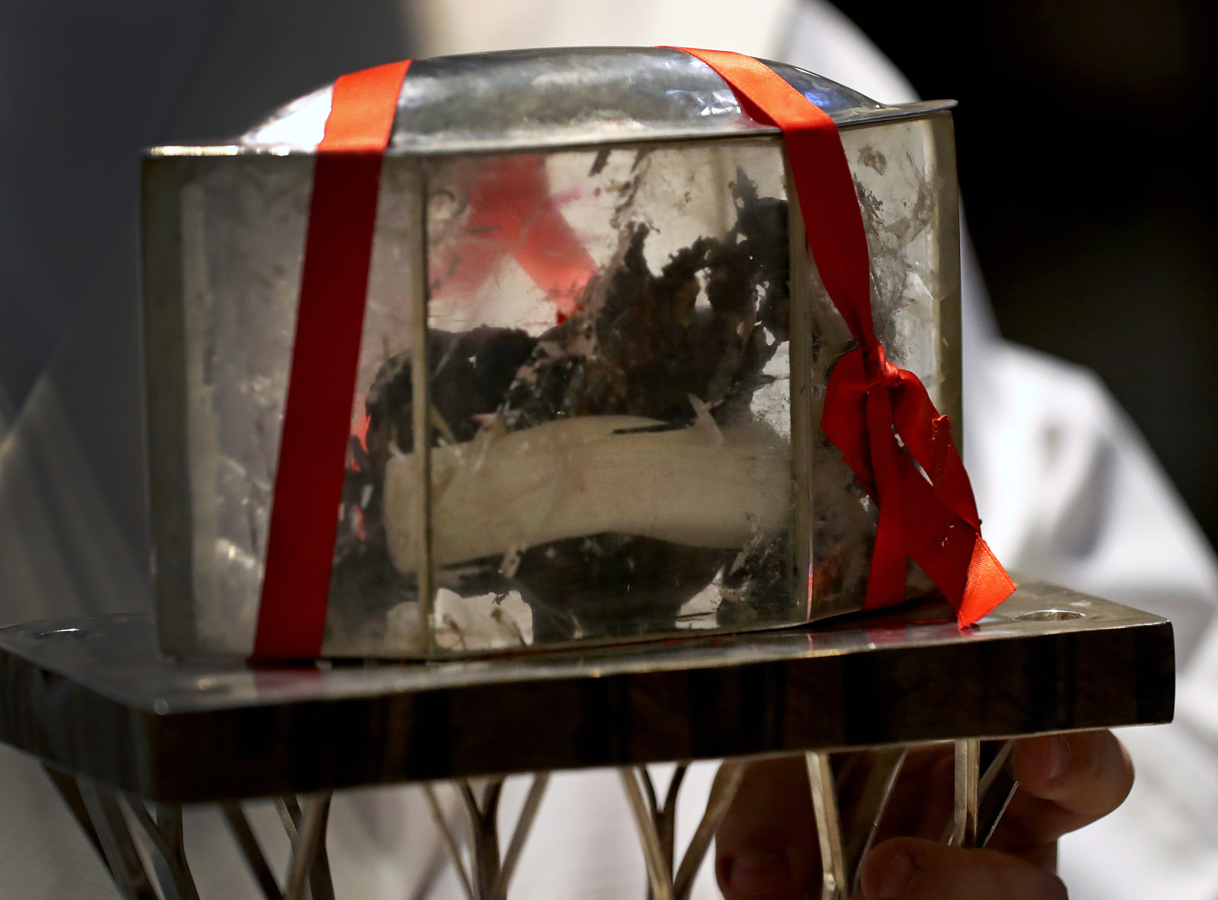 The heart of St. Padre Pio.