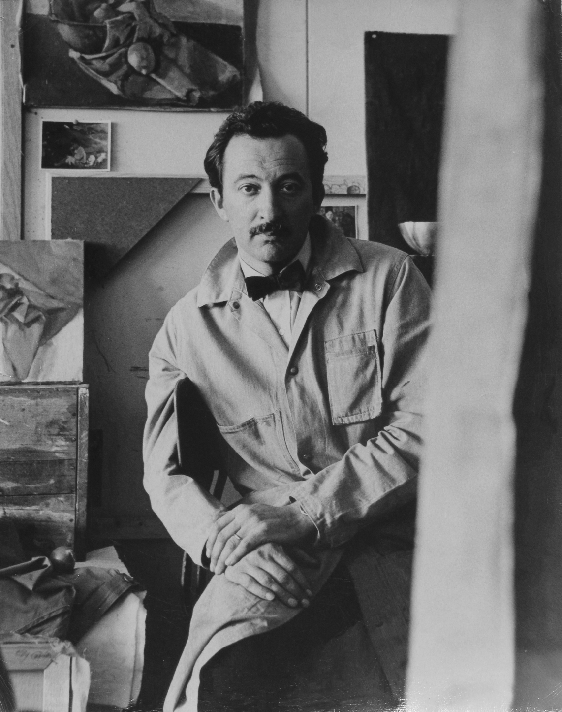 Artist David Aronson in 1956.