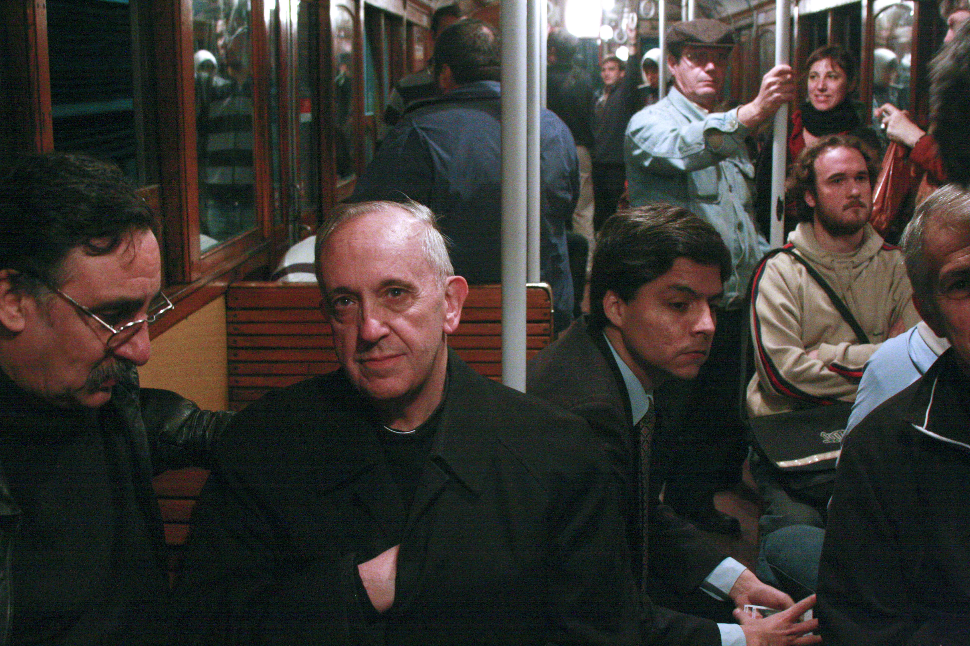 As a cardinal, Jorge Mario Bergoglio traveled on the subway in Buenos Aires and mingled with the poor.