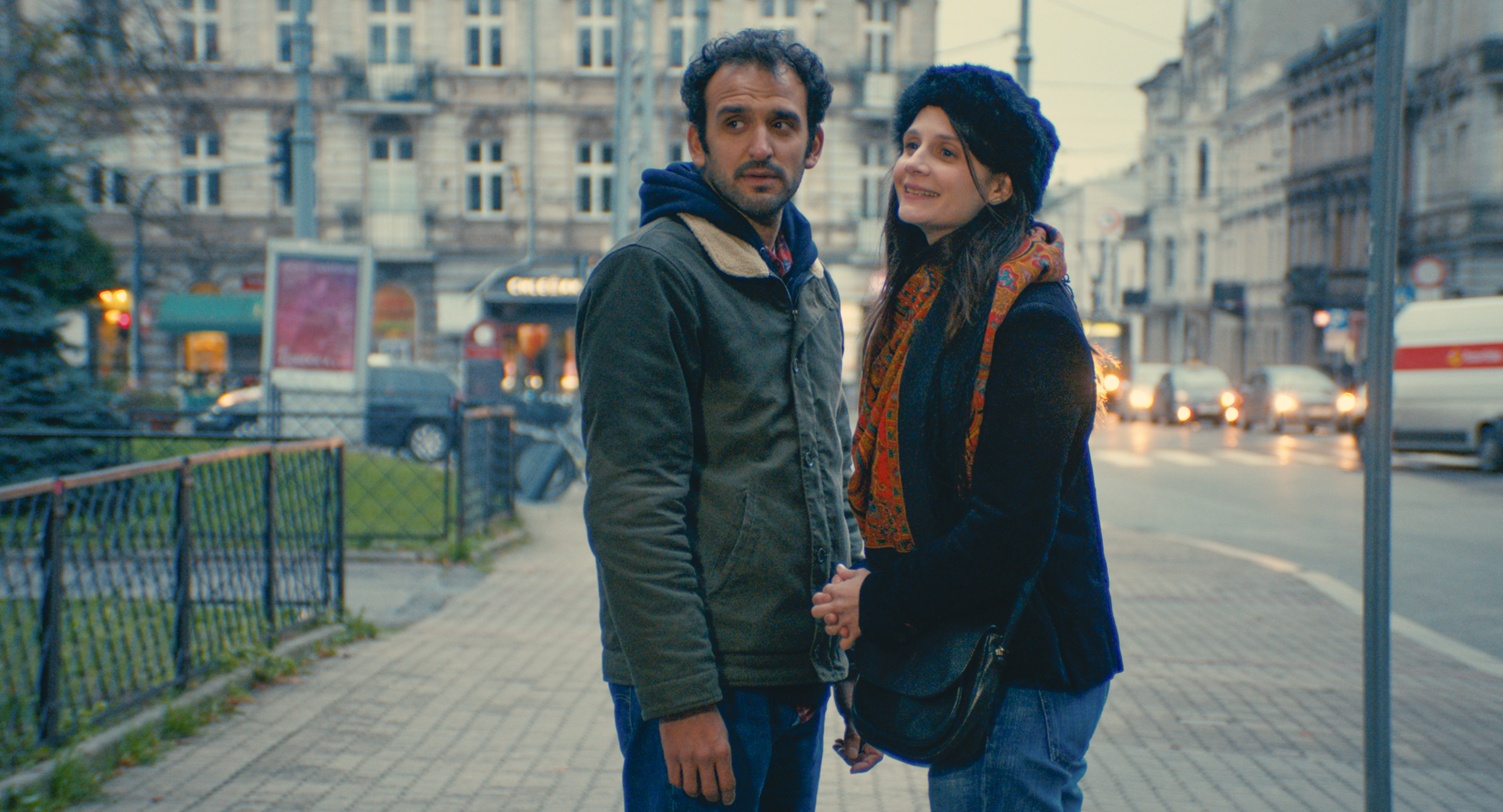 Arthur Igual and Judith Chemla in "My Polish Honeymoon."