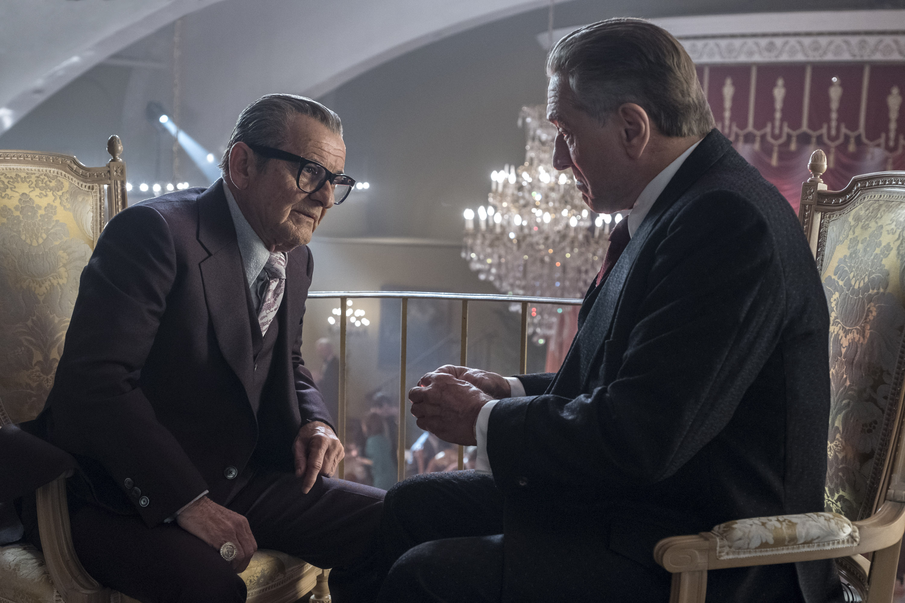 Joe Pesci and Robert De Niro in "The Irishman."
