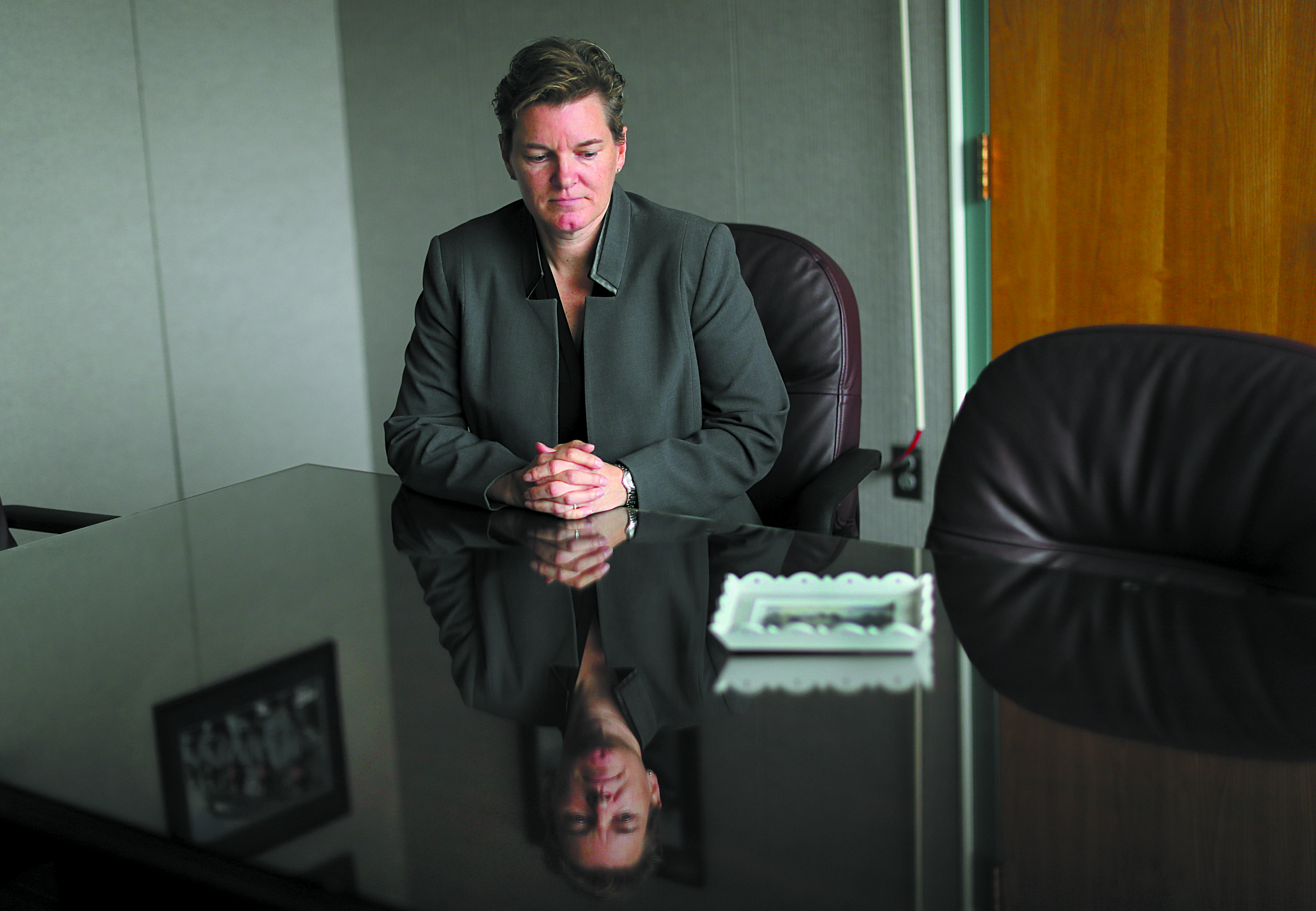 State Police Major Kerry Gilpin in March.