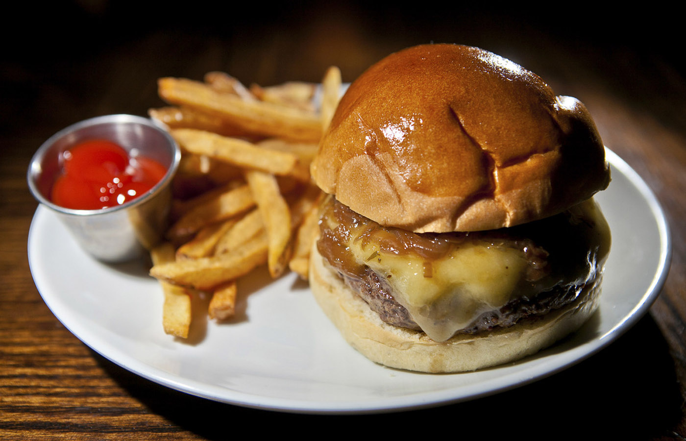 Prime Chuck Burger at Porter Cafe.