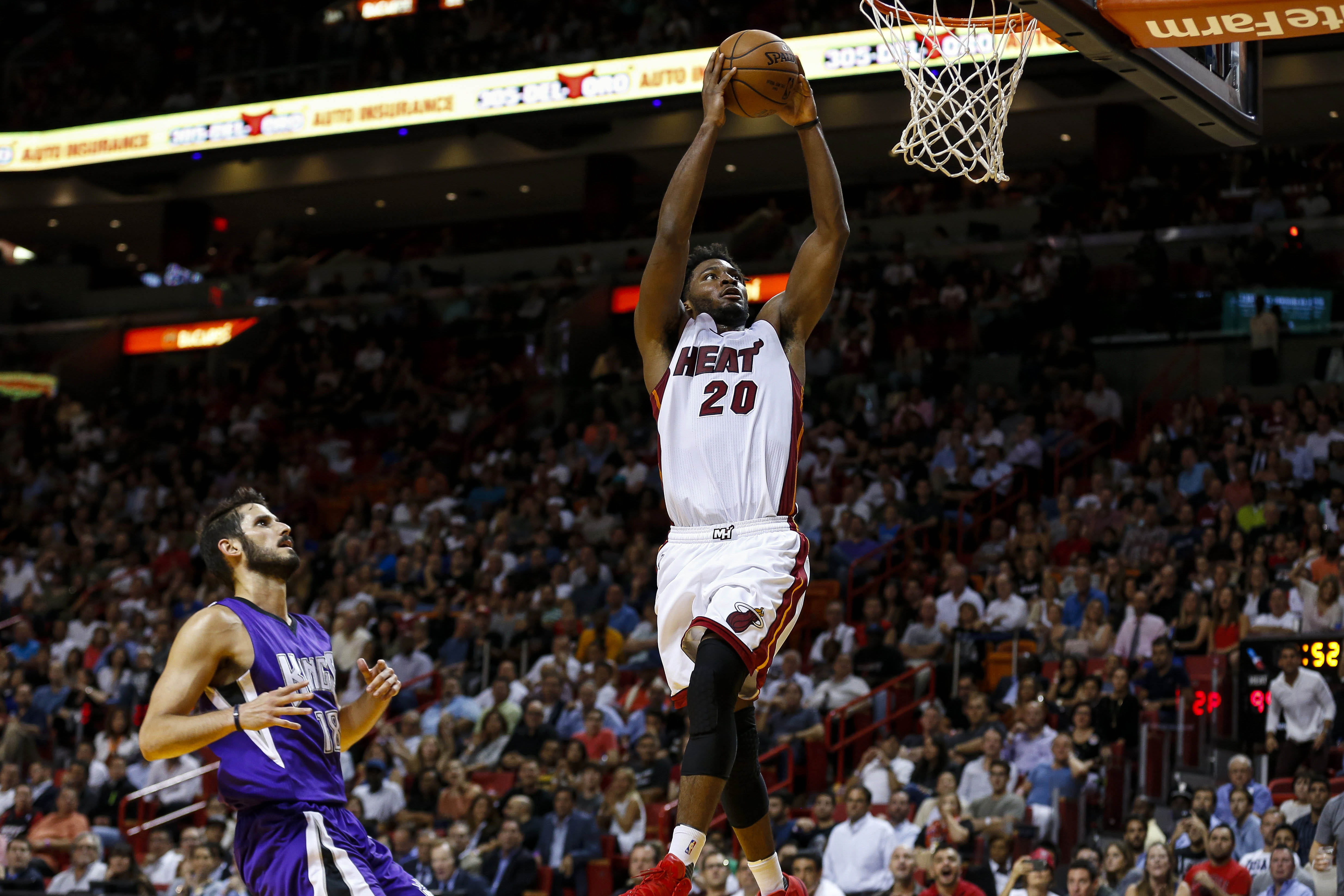 Justise Winslow has avered 29 minutes per game for the Heat.