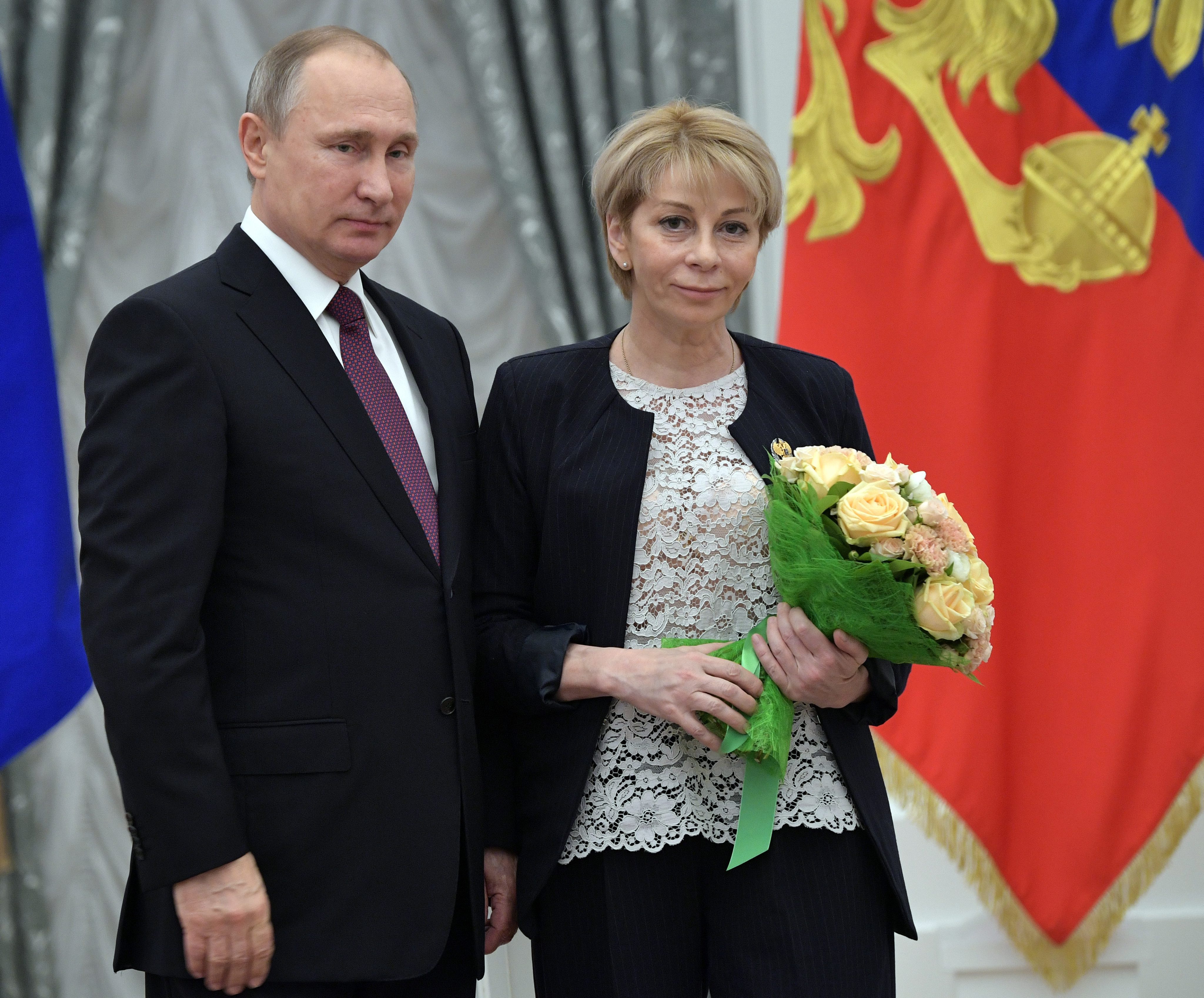 Dr. Yelizaveta Glinka received an award from Russian President Vladimir Putin on Dec. 8 for her aid work.