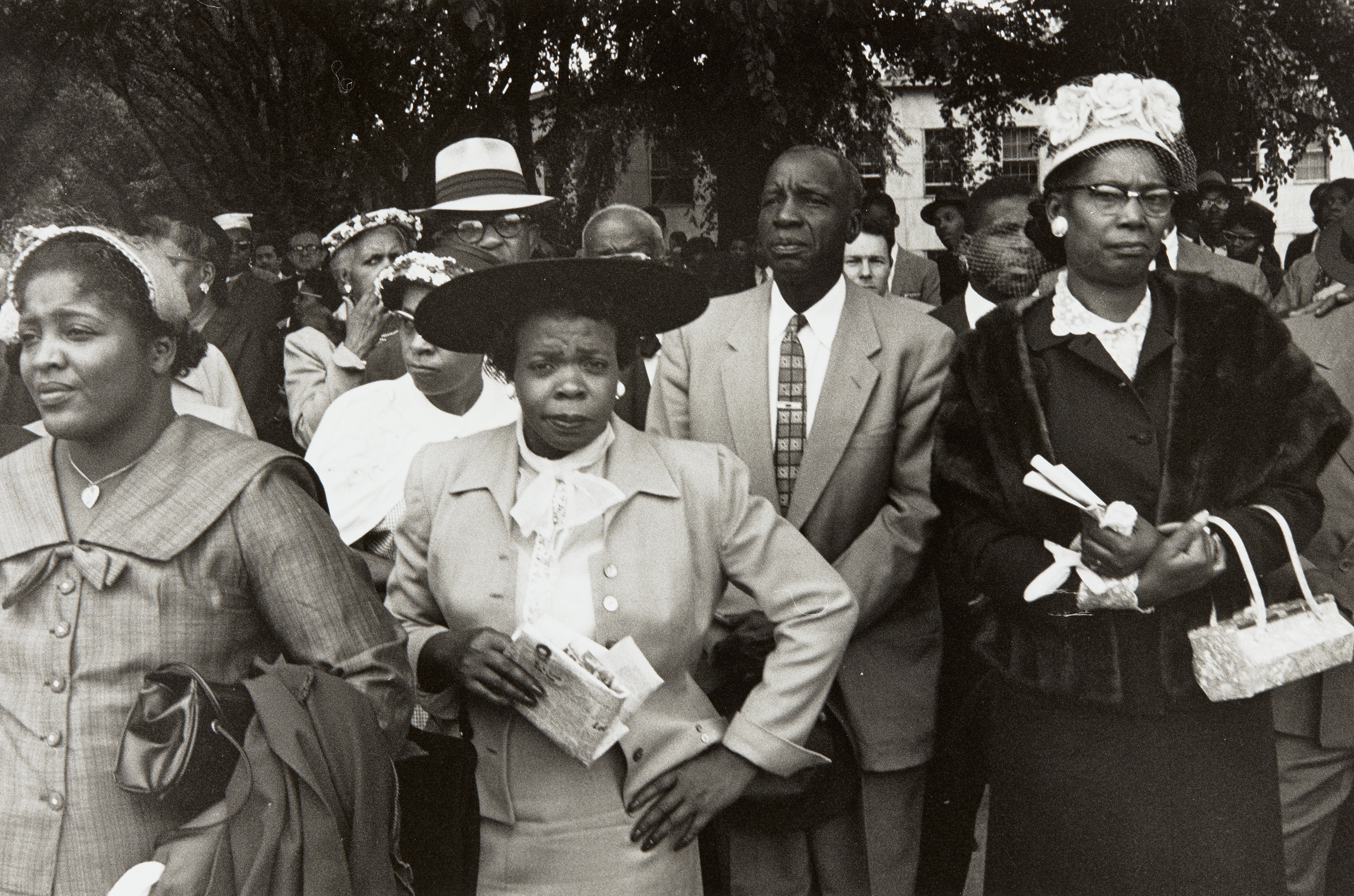 A Lee Friedlander photograph from “Lee Friedlander and the Prayer Pilgrimage for Freedom.”