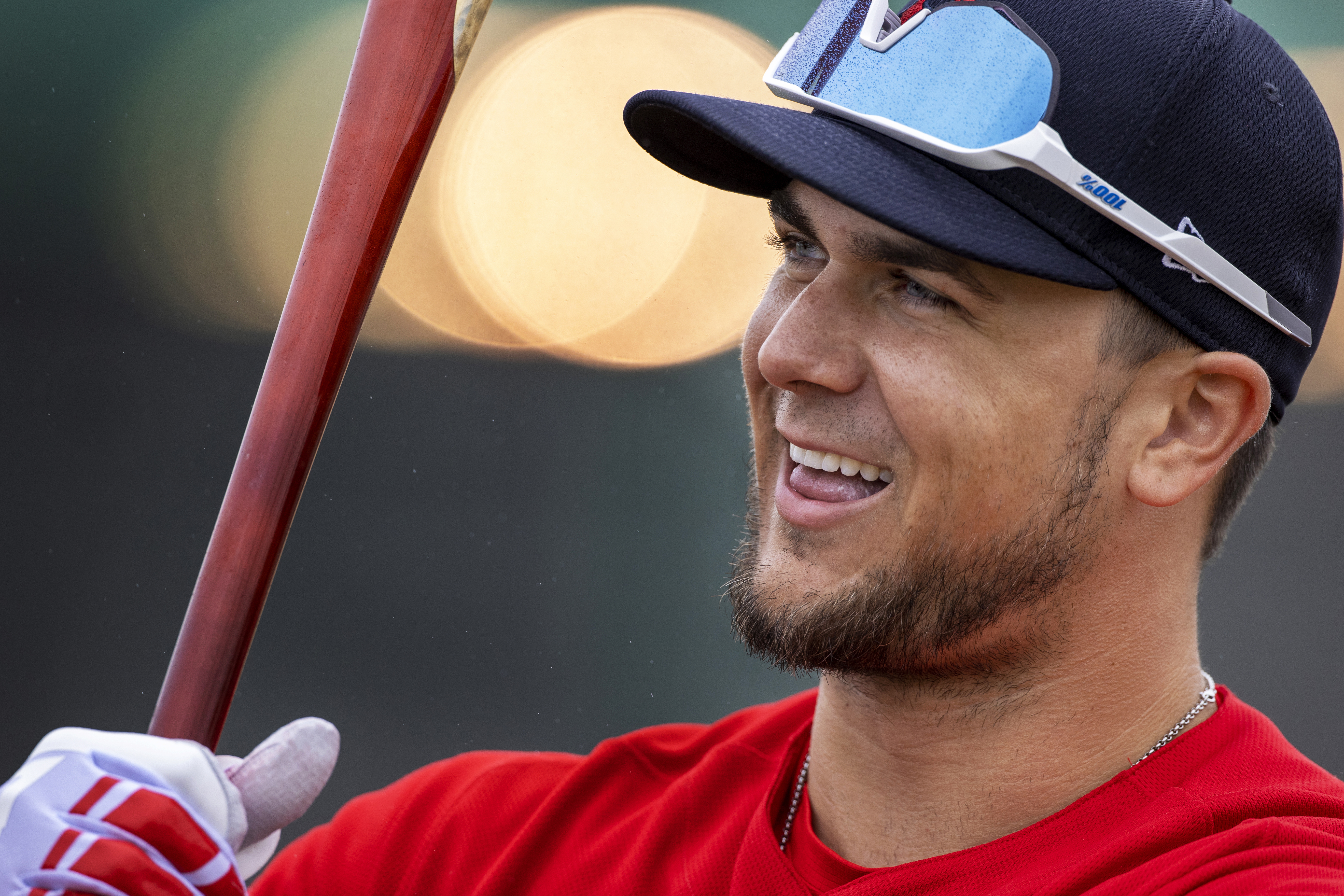 Michael Chavis suffered a shoulder injury last year that ended his season prematurely.