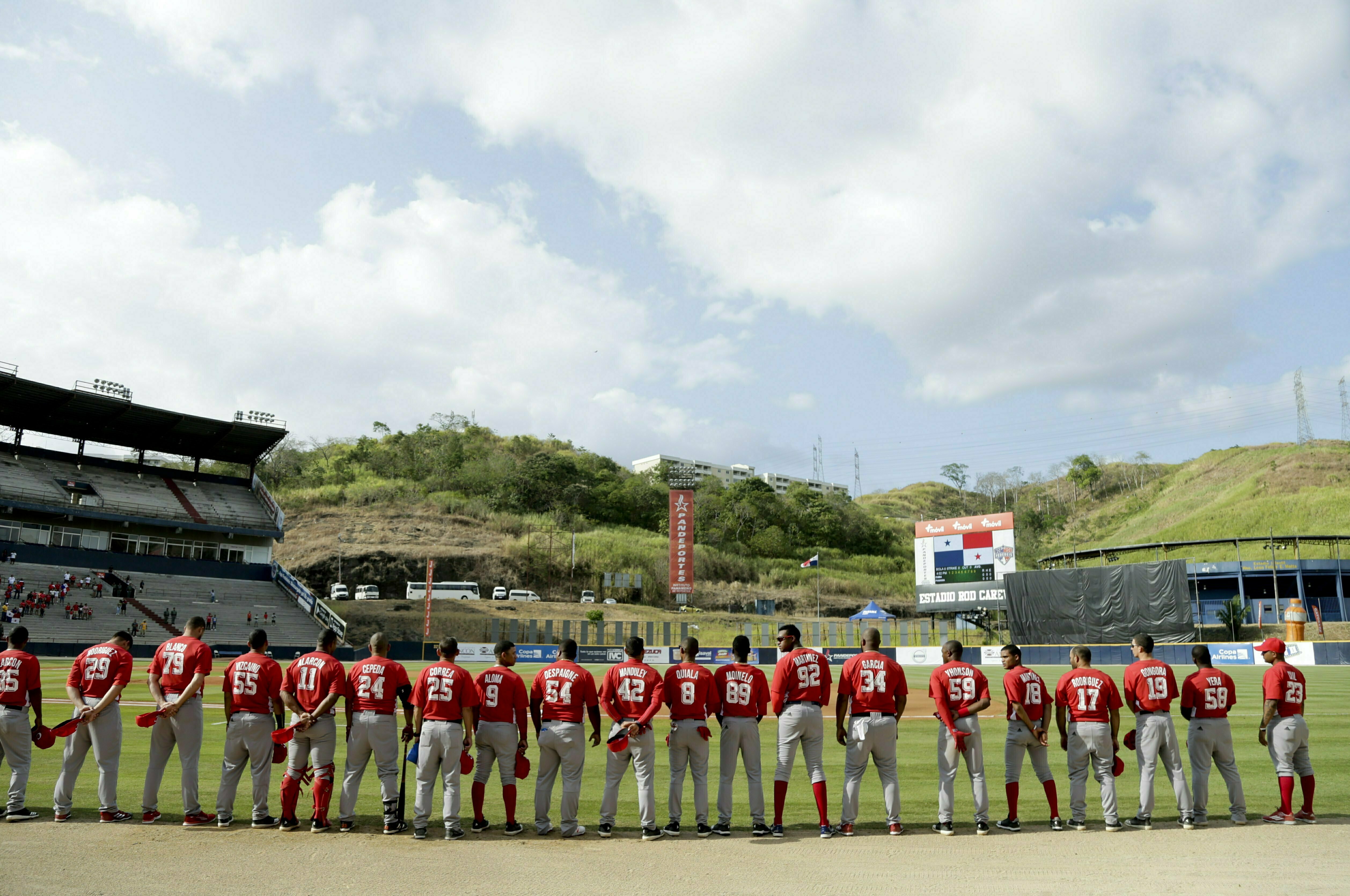 Cuba's Los Leneros de las Tunas seen during the Caribbean Series championship game. The Trump administration Monday ended a deal that allowed Cuban baseball players to directly sign contracts with MLB teams.