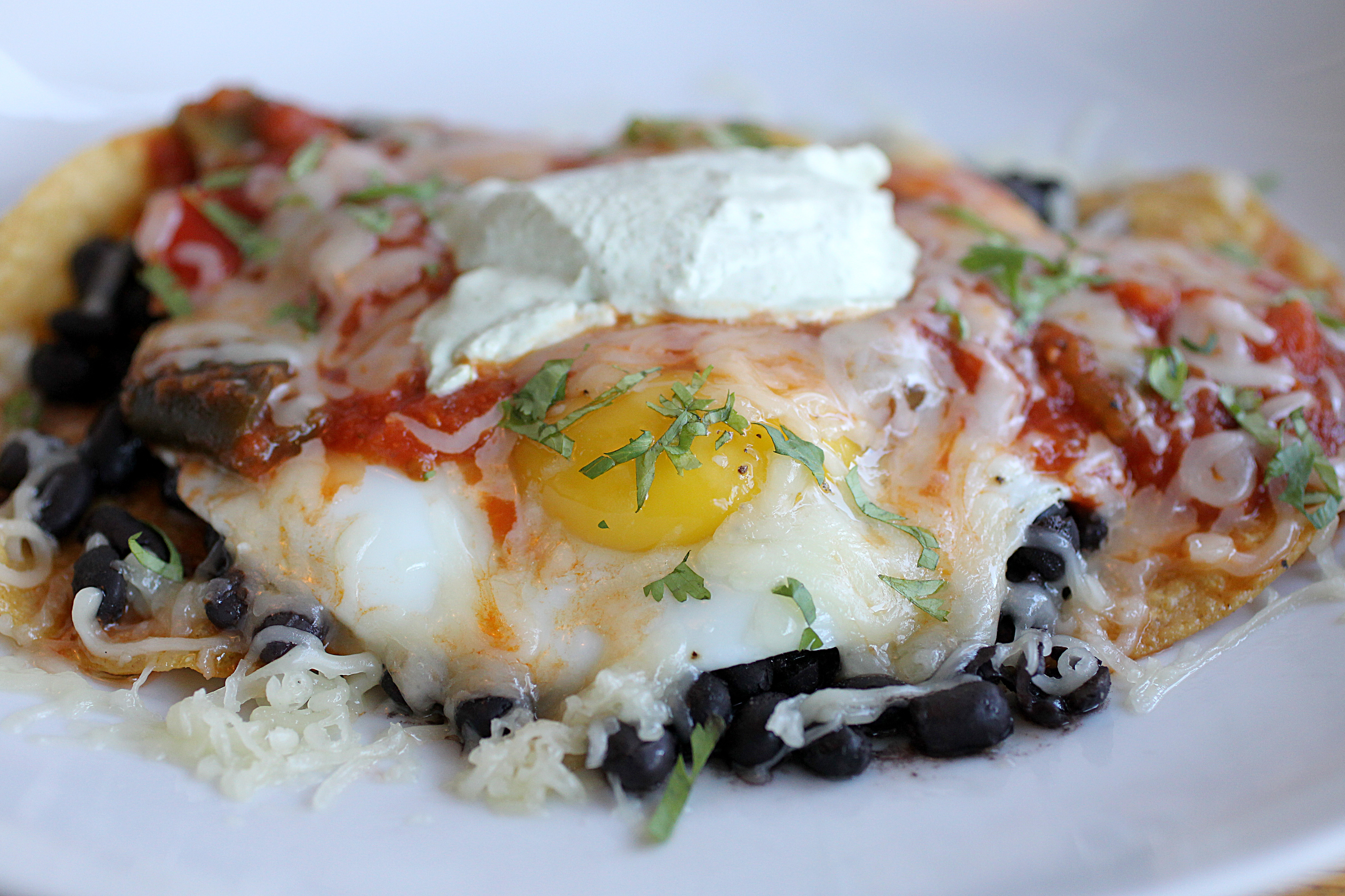 Huevos rancheros at The Little Dipper.