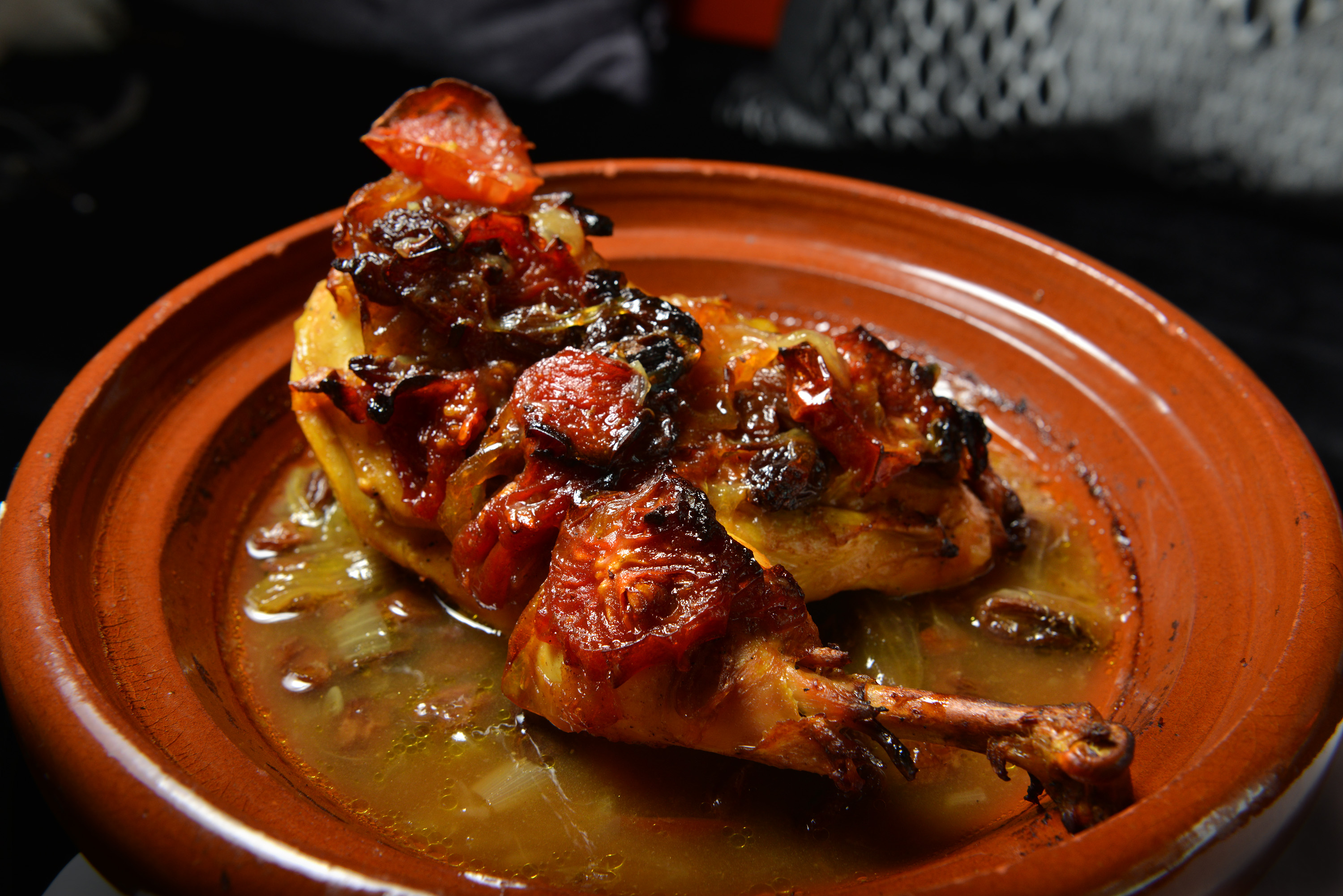 A chicken tagine.
