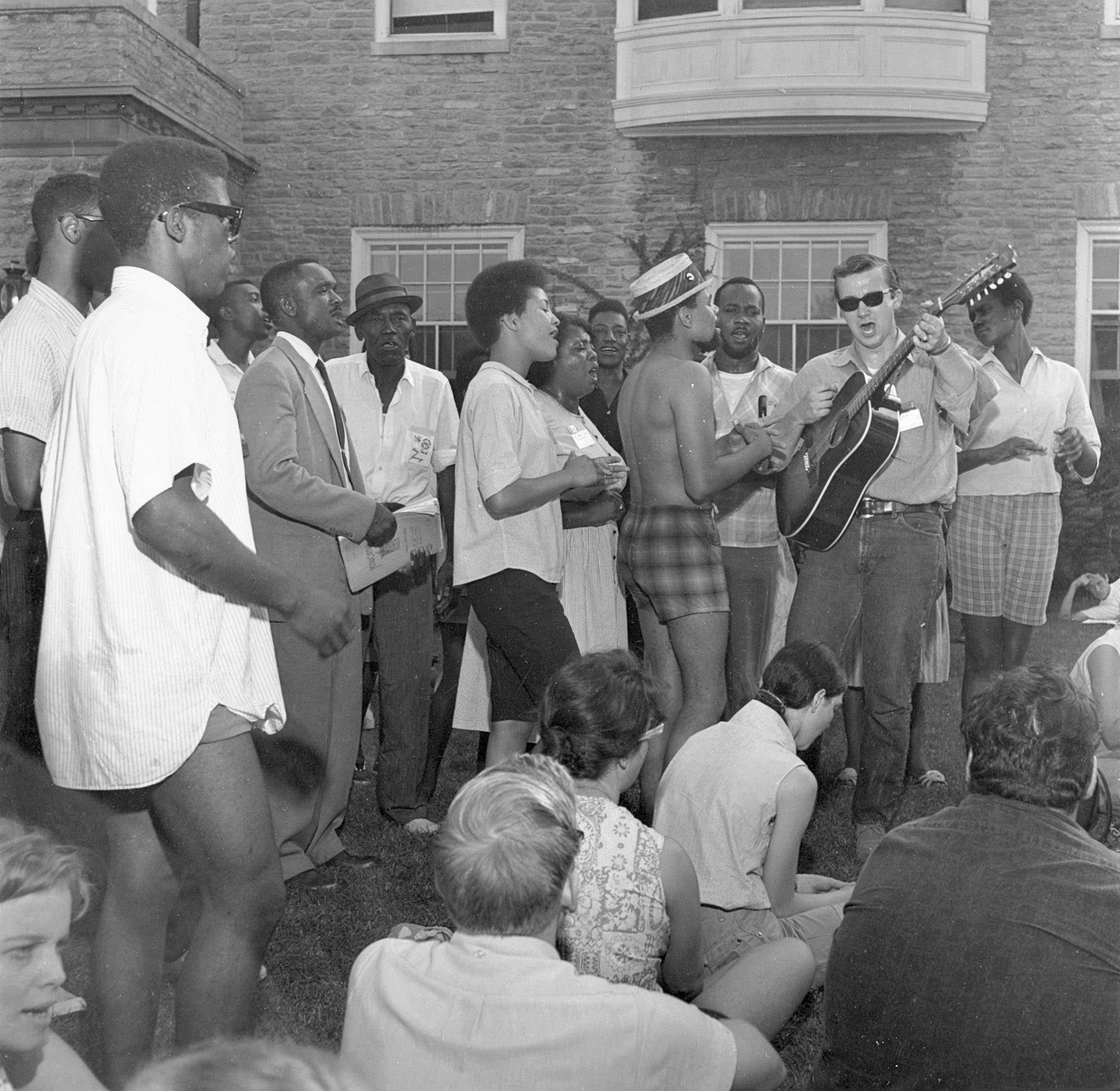 Student volunteers and more experienced civil rights activists gathered in June 1964 on the campus of what was then the Western College for Women in Oxford, Ohio, to prepare for Freedom Summer, when they would register voters and live and teach in black communities.