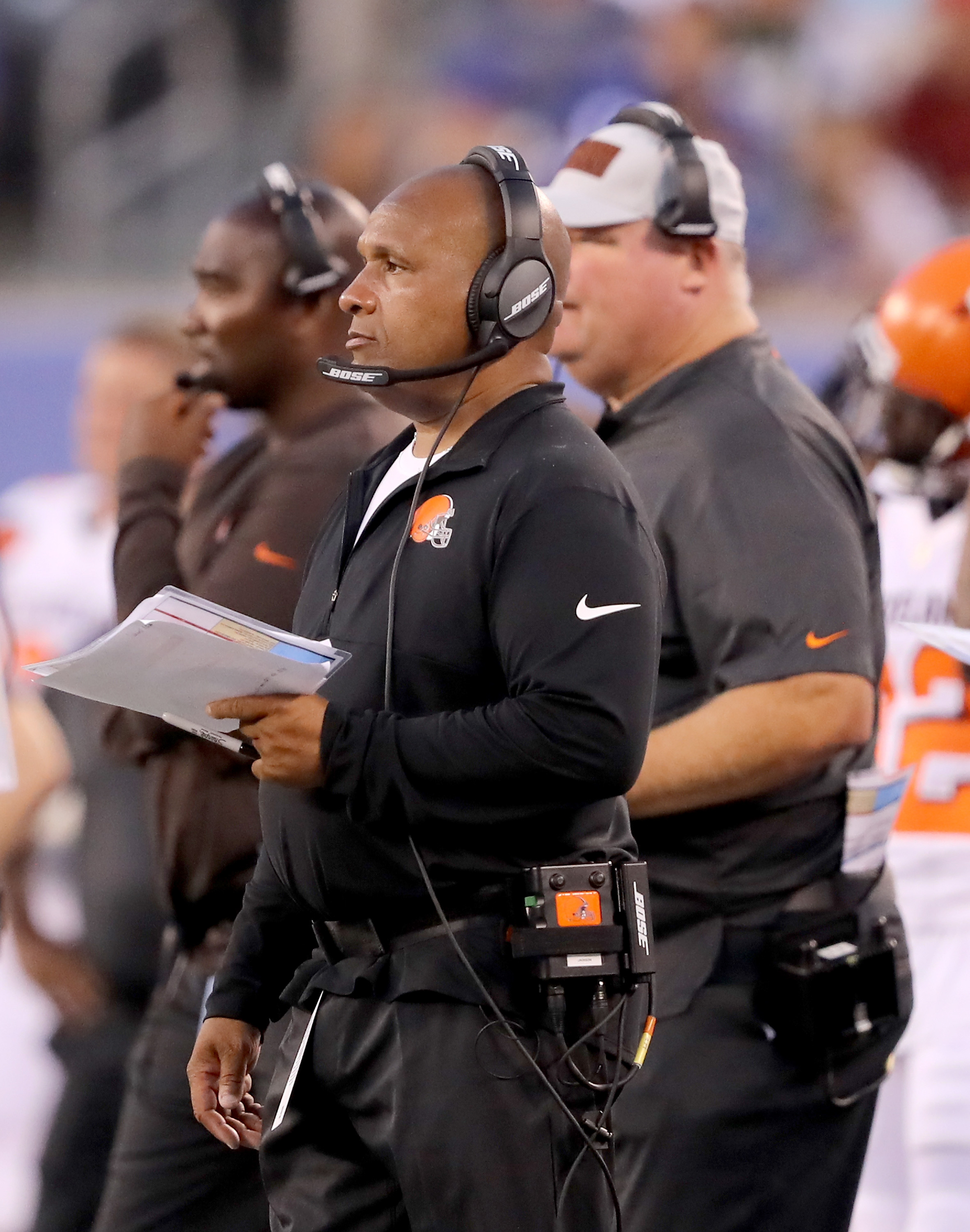 Hue Jackson is in his third season as Browns head coach.