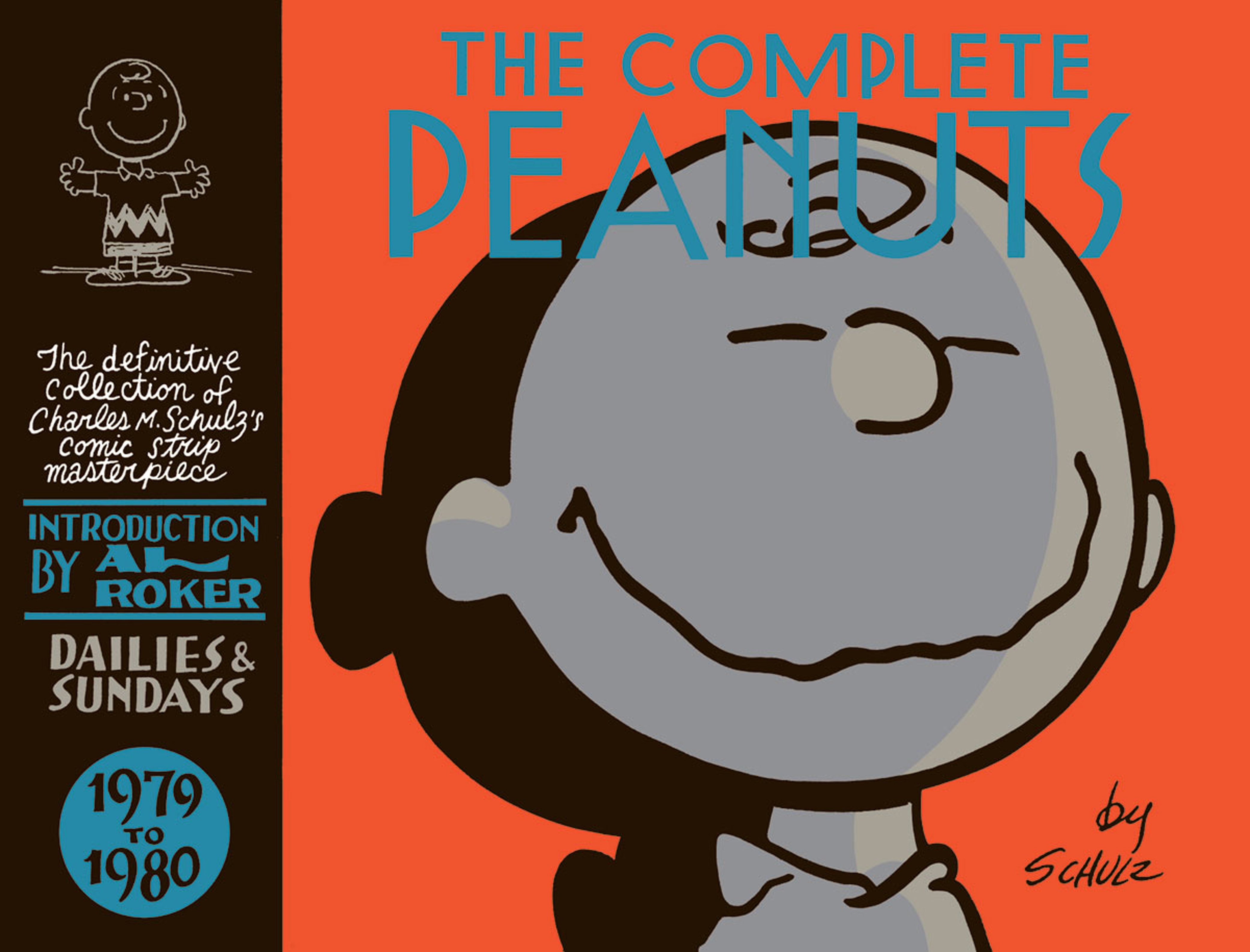 A volume of “The Complete Peanuts.”