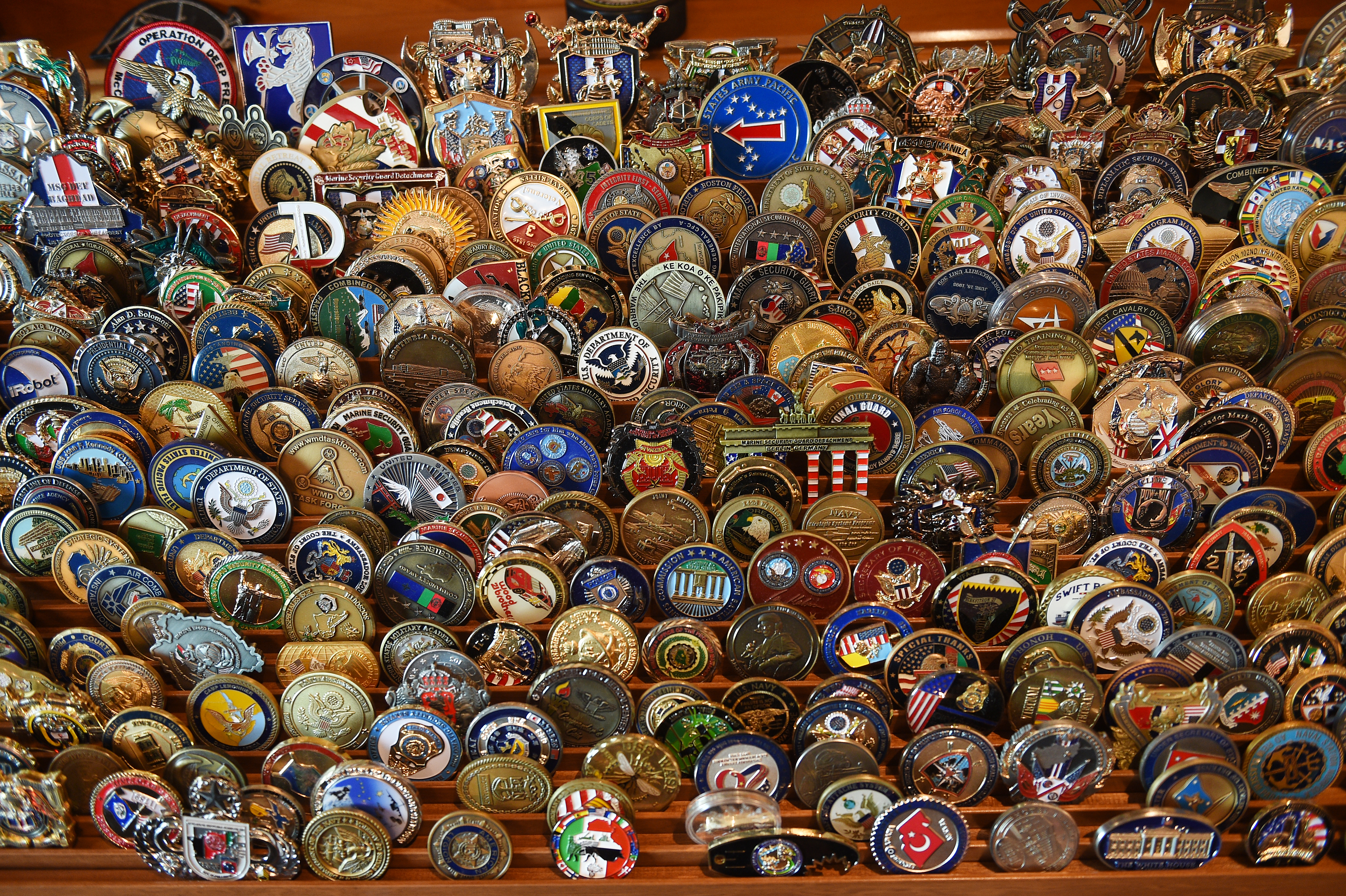 John Kerry’s collection of foreign medals.