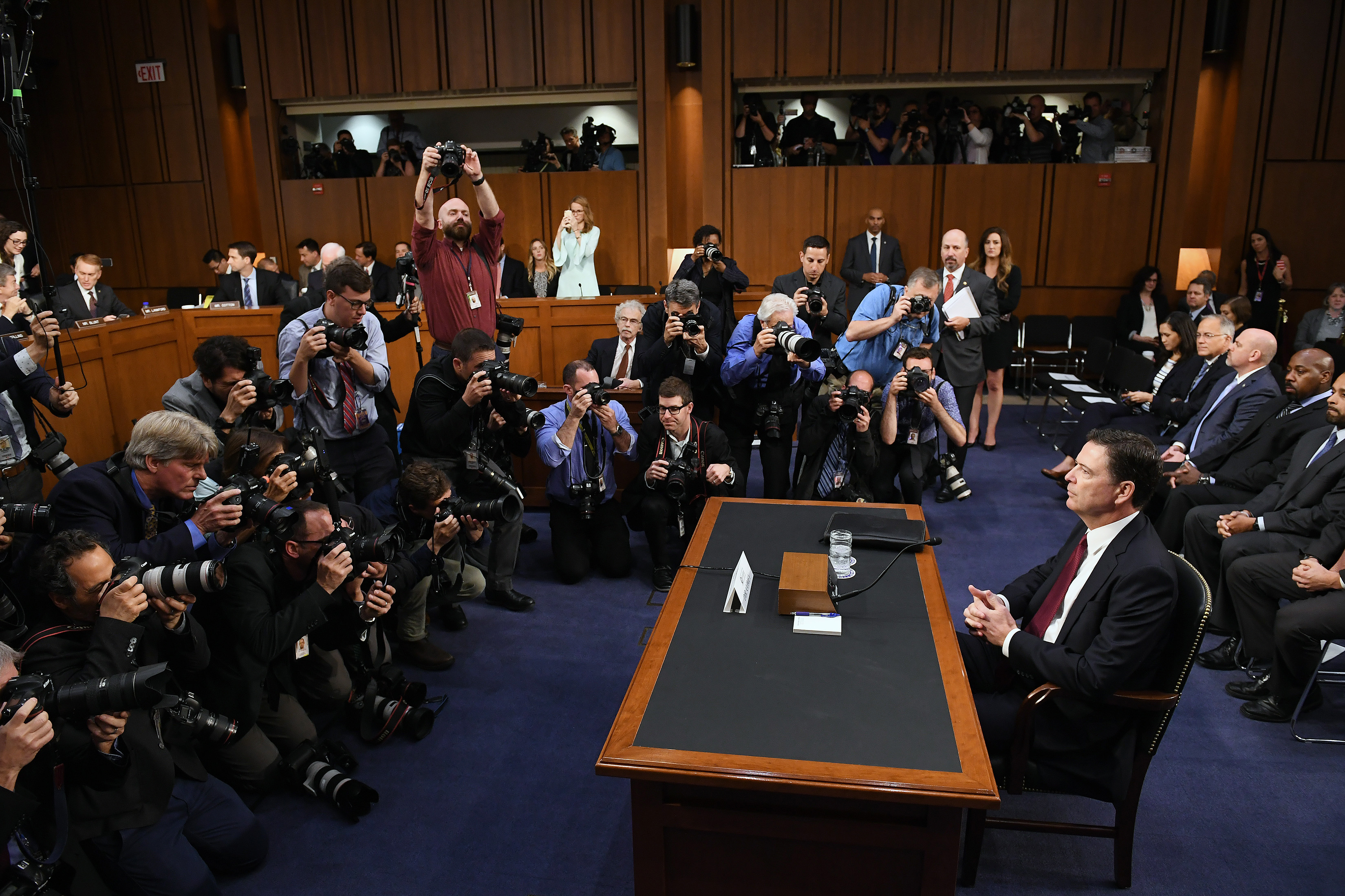 Former FBI director James Comey said he took copious notes of his talks with Trump because he was "honestly concerned'' that the president might lie about what had been said in their meeting.