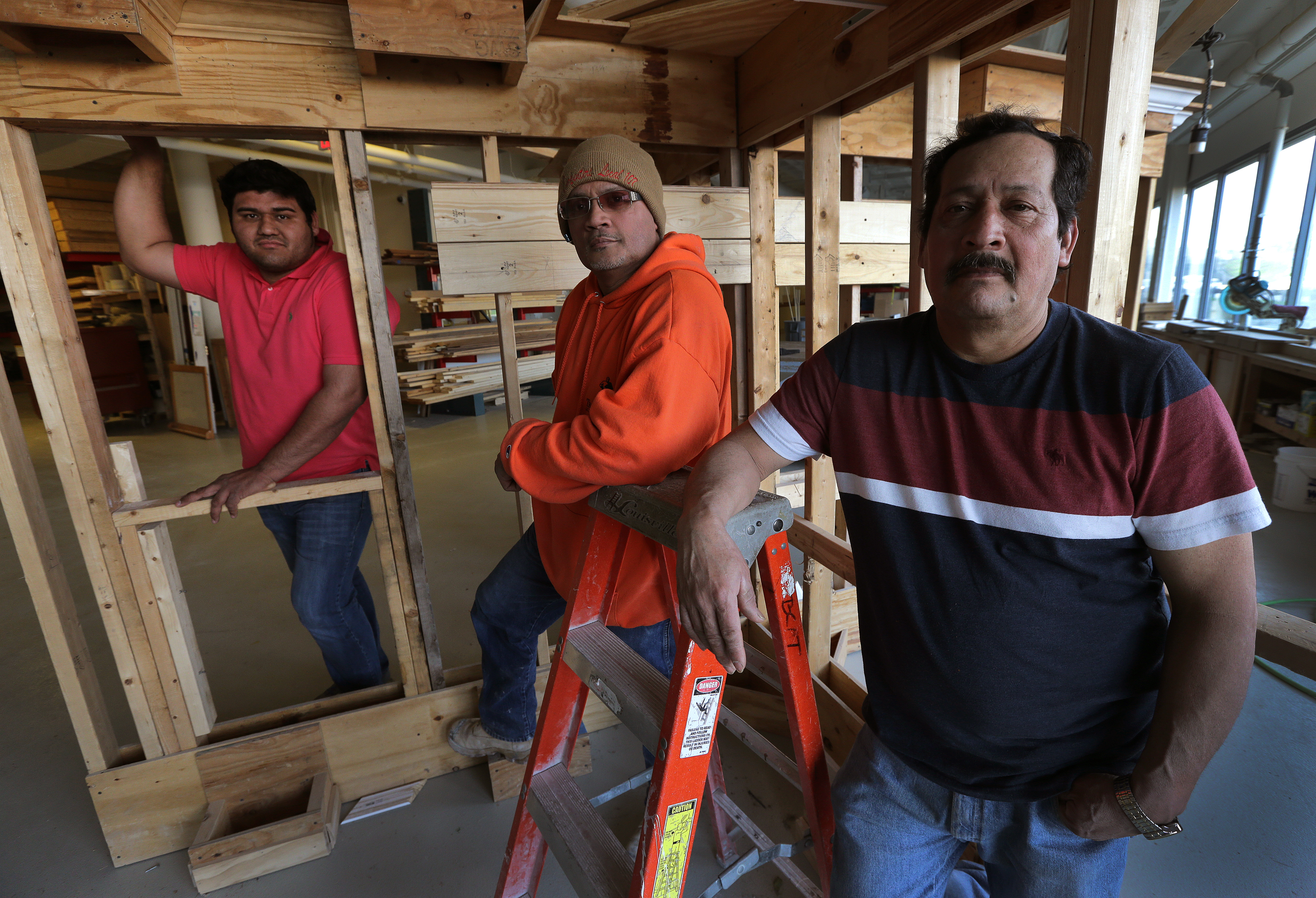 Francisco Sierra, Luis Tirado, and Miguel Pina said they have been victims of wage theft. In the past 18 months, the attorney general has issued more wage-violation citations against employers in the construction industry than in any other sector — 253 in all, resulting in more than $1.6 million being recovered in penalties and unpaid wages.