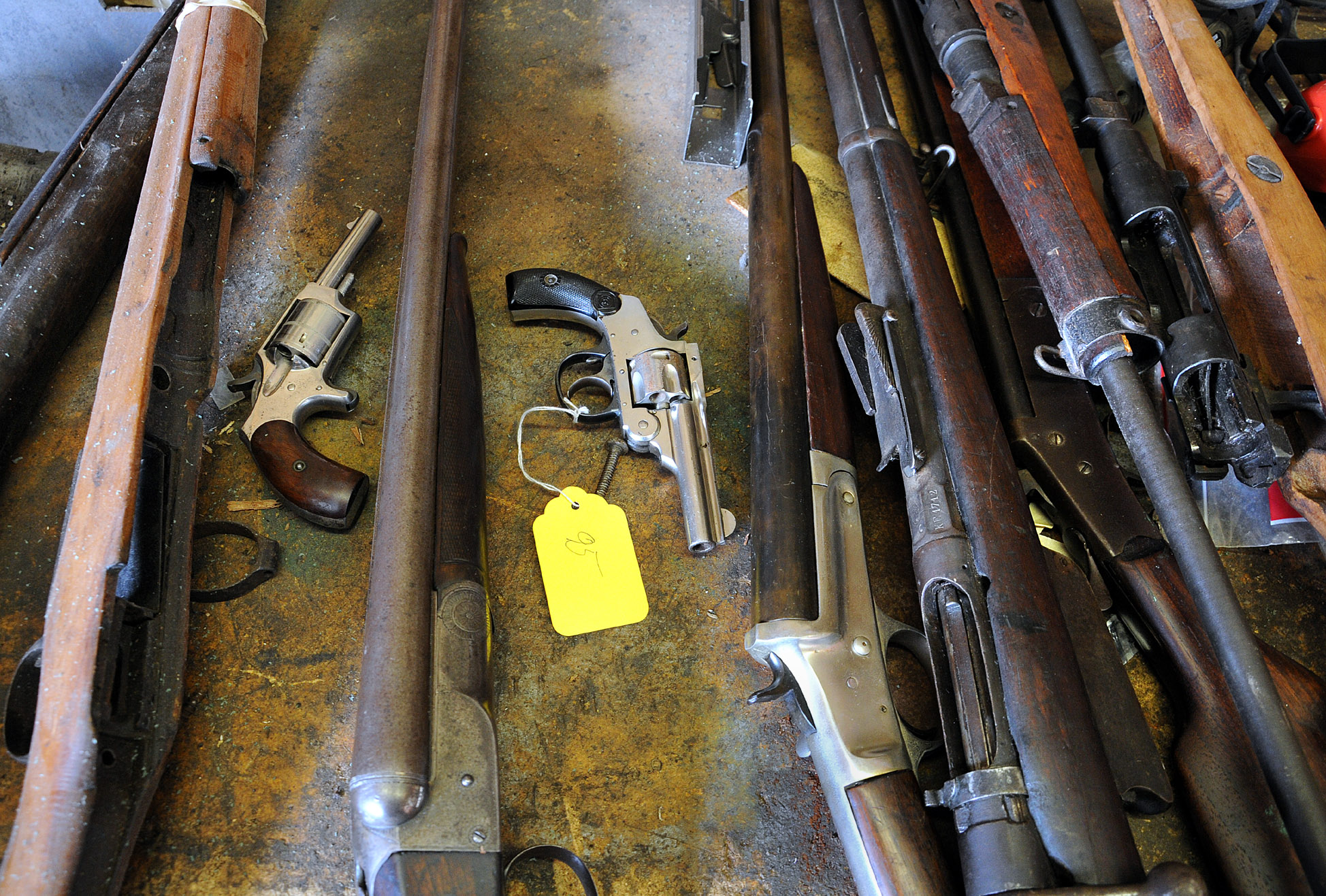 Bill Barchant’s workshop area.