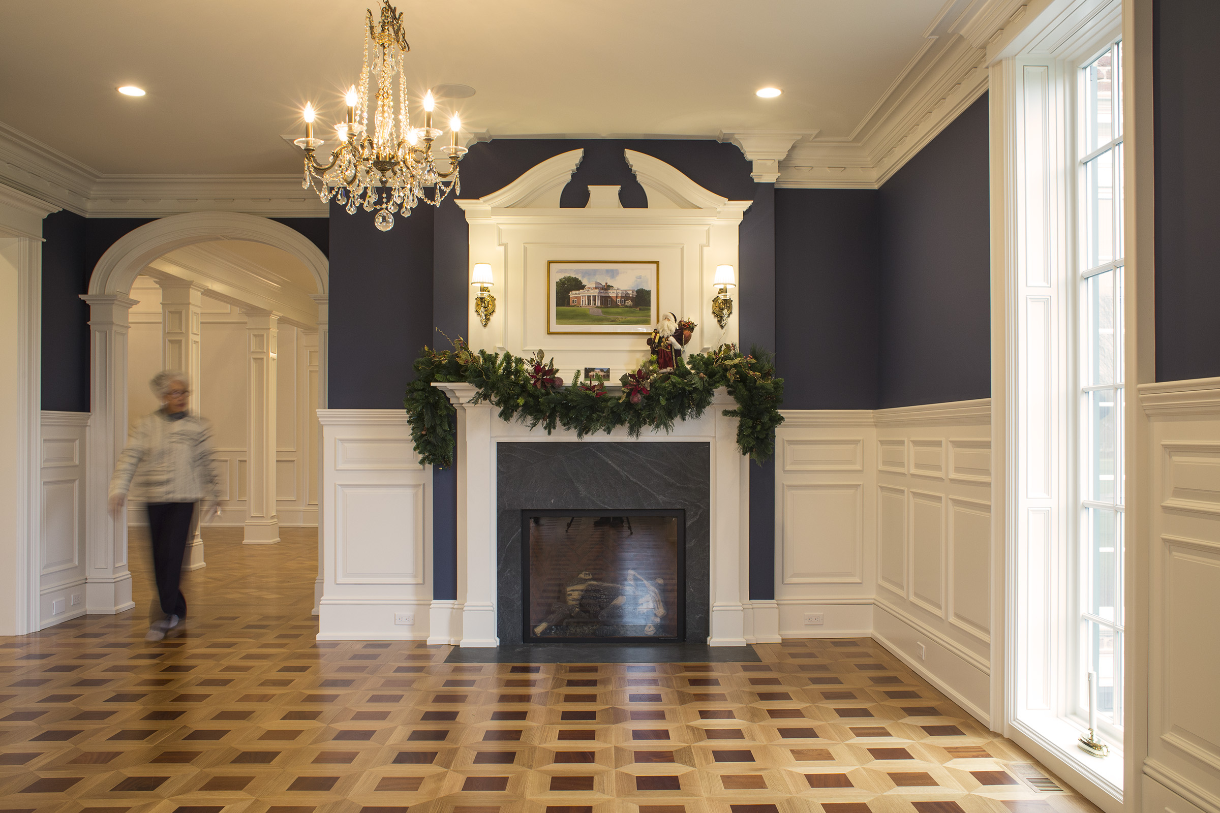 Helen Blake walked through the dining room of the 10,000-square-foot home.