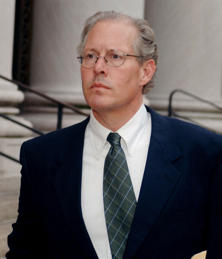 E. Forbes Smiley III leaving federal court in 2006.