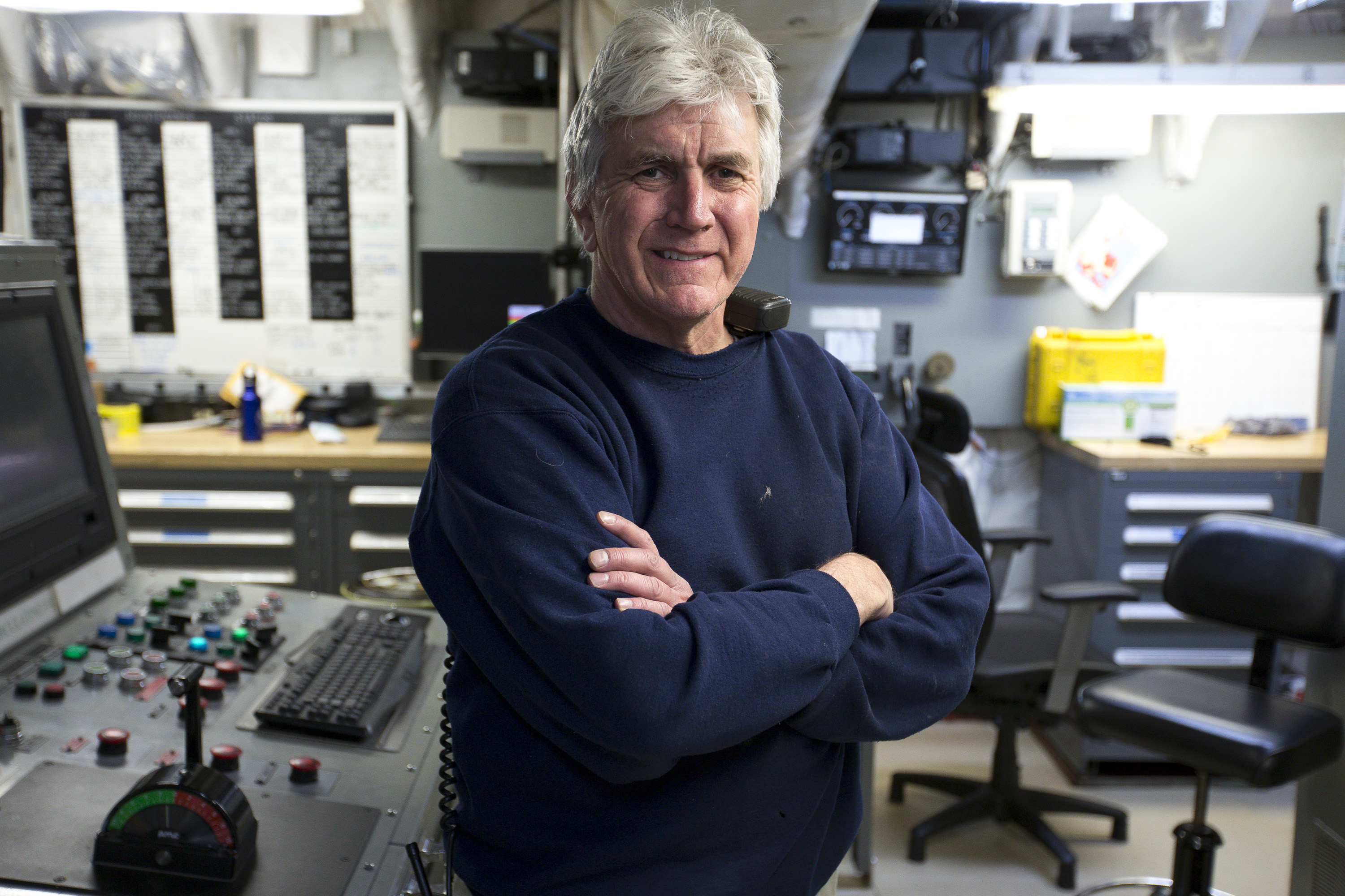 “We’re working as hard and as fast as we can,” said John Hohmann, the ship’s chief engineer.