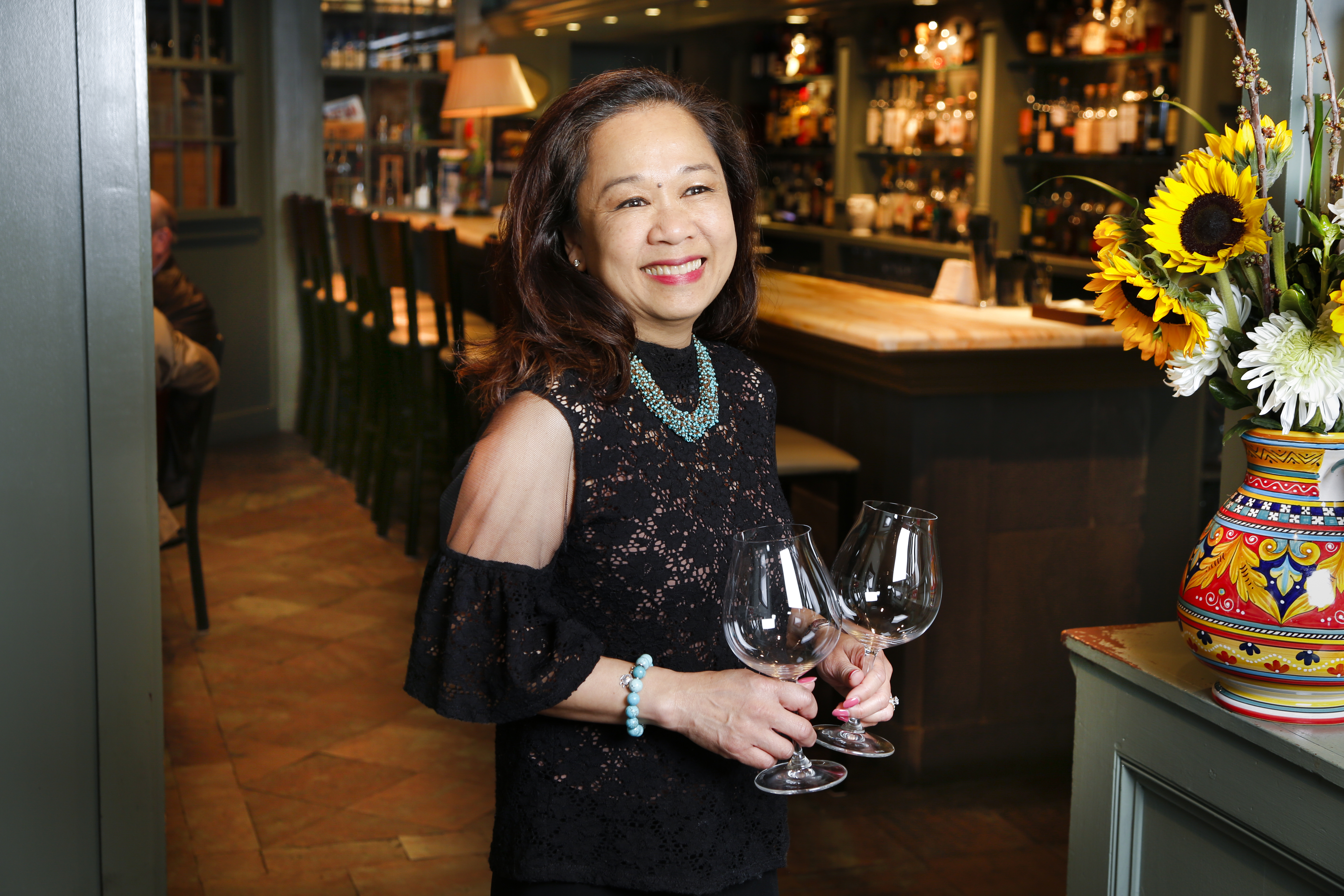 Nahatai Pumarintara Harris, manager of Il Capriccio in Waltham.