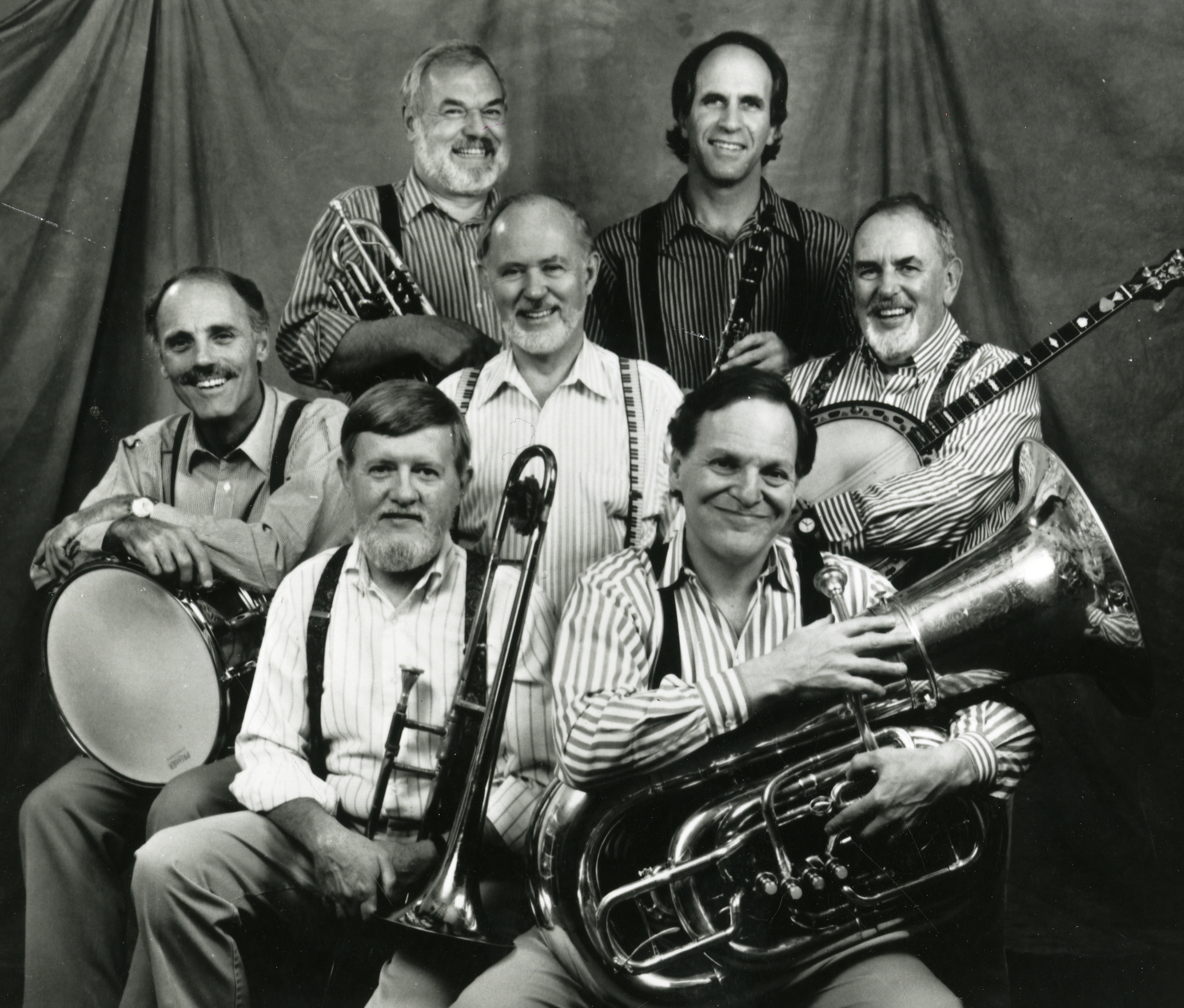 The New Eagle Jazz Band (with Eli Newberger on tuba), circa 1997.