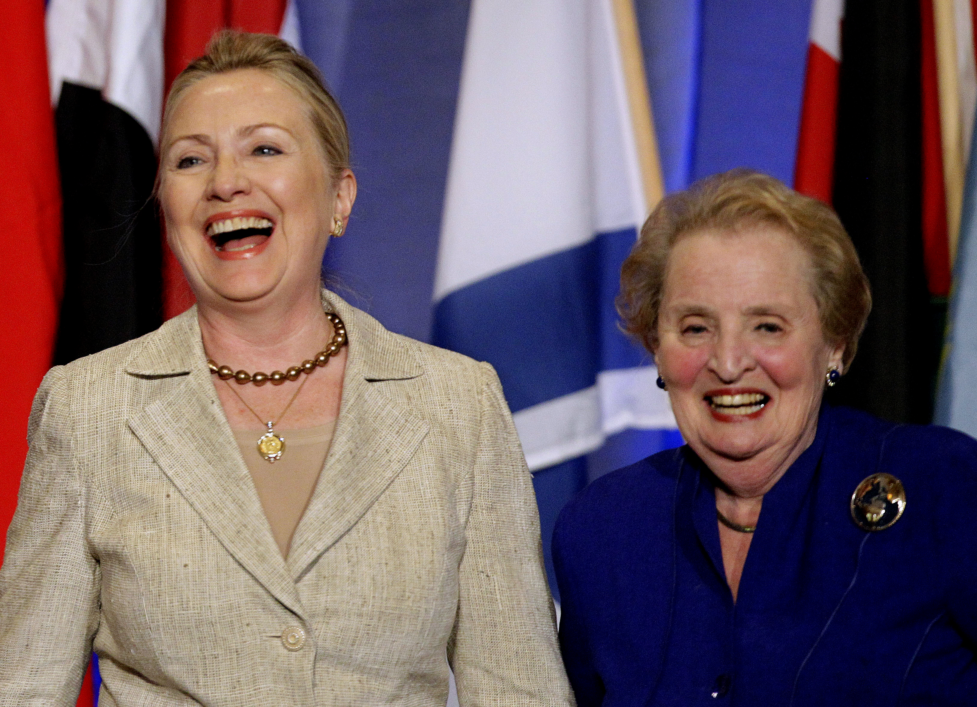 Among the many alumnae who are supporting her campaign is Madeleine Albright, another former secretary of state.
